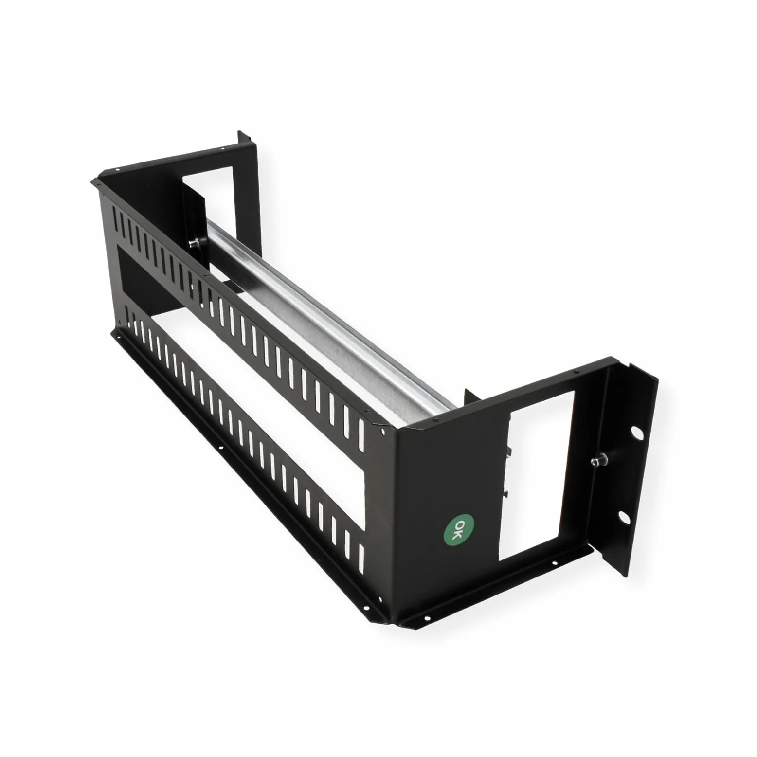 ROLINE Support pour Rail DIN 19 Pouces 3 U, 133 x 482 x 123 H x L x P