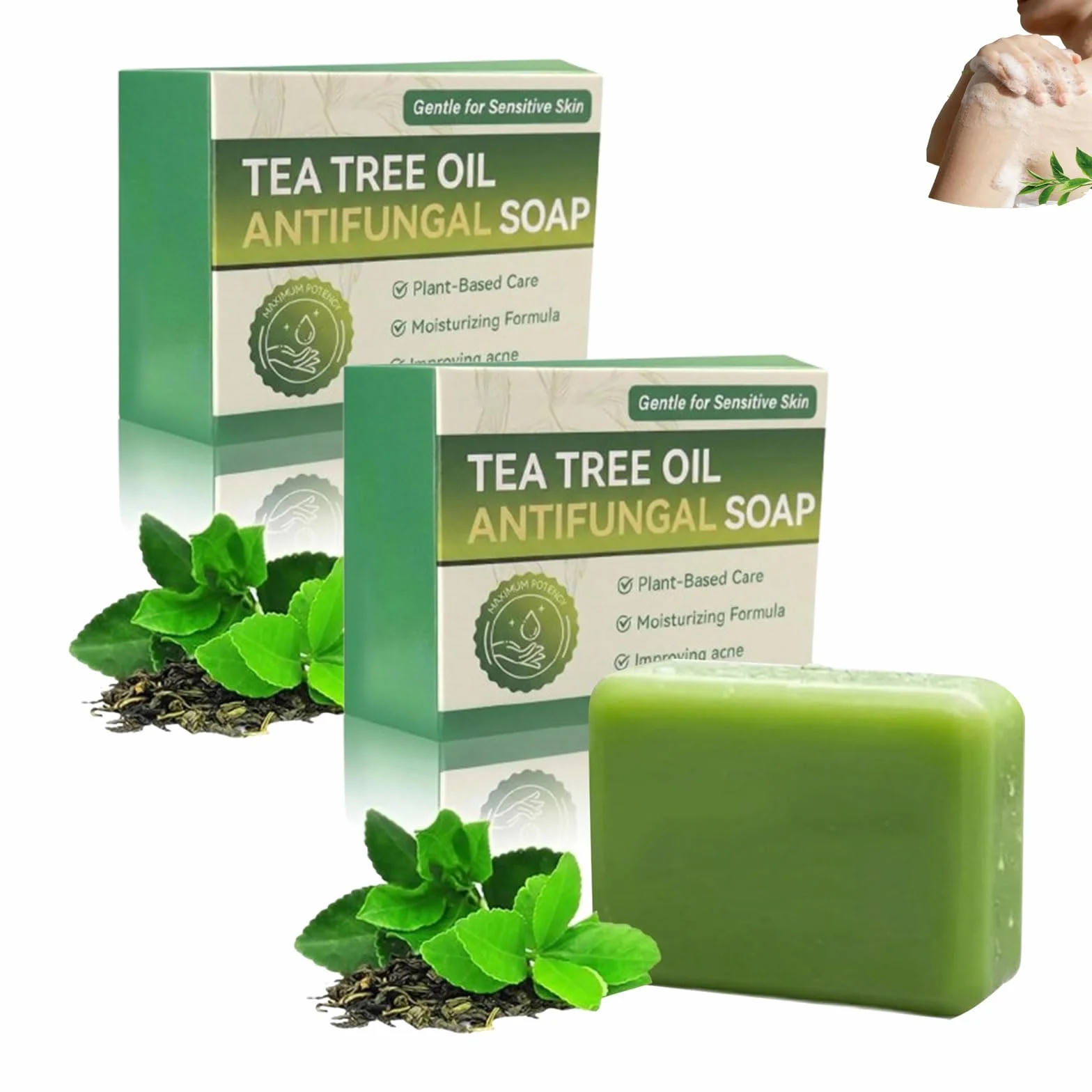 Savon Antifongique Naturel Pied d'Athlète 2pc