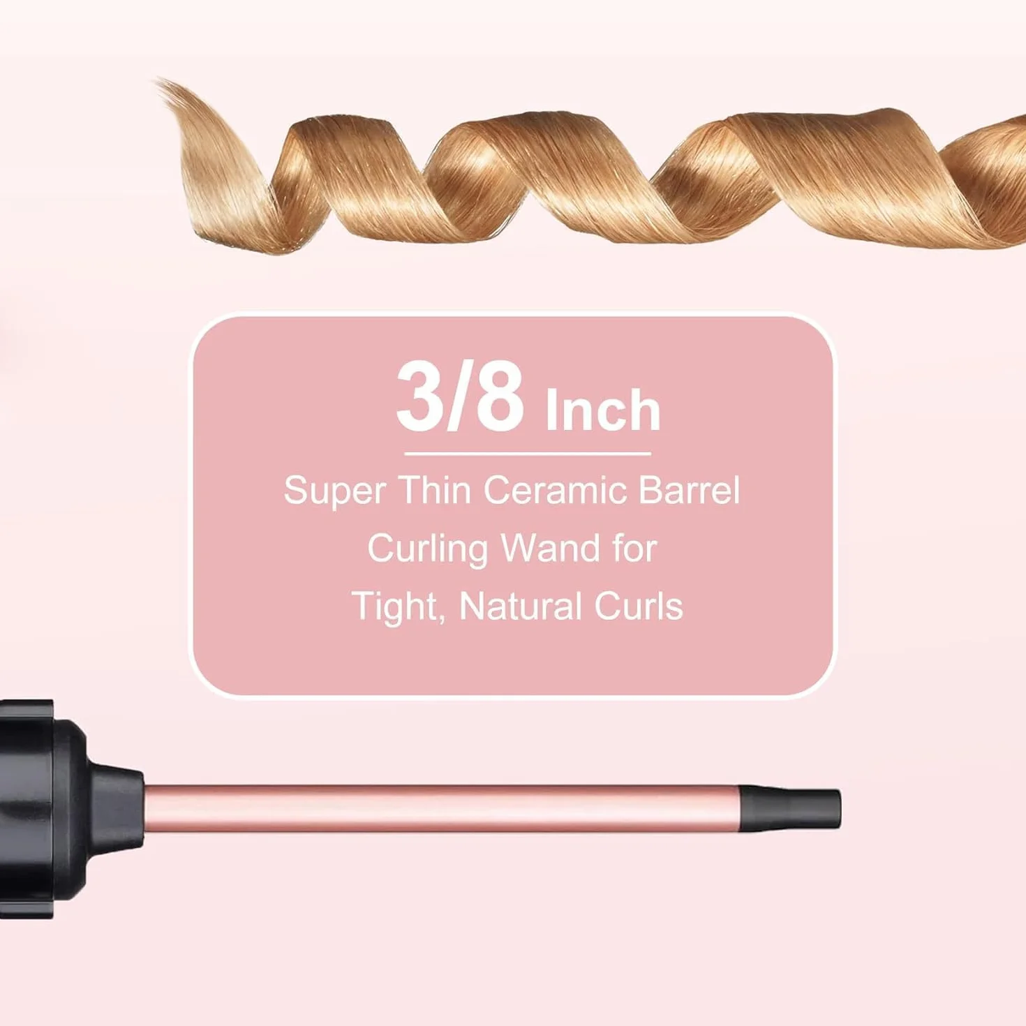 Fer à Friser Céramique 3 en 1 avec Écran LCD 9-32mm Boucleur à Cheveux Multifonction