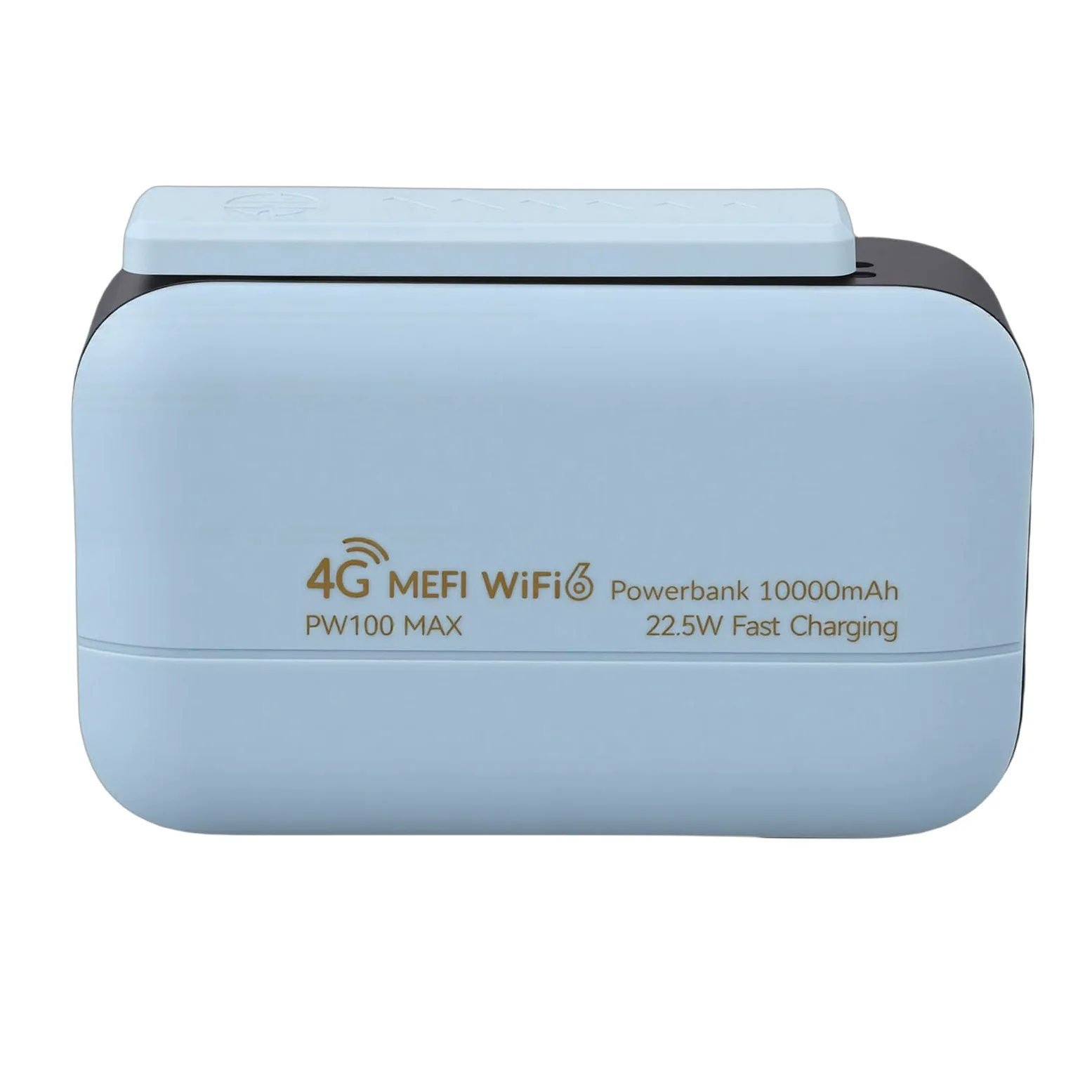 Portable Hotspot Mobile Hotspot Routeur Portable avec Banque d'alimentation 10 000 MAh Mobile 4G LTE 300 Mbps 6 Emplacements pour Carte SIM pour Voyage, Affaires, Voiture, Streaming en Plein