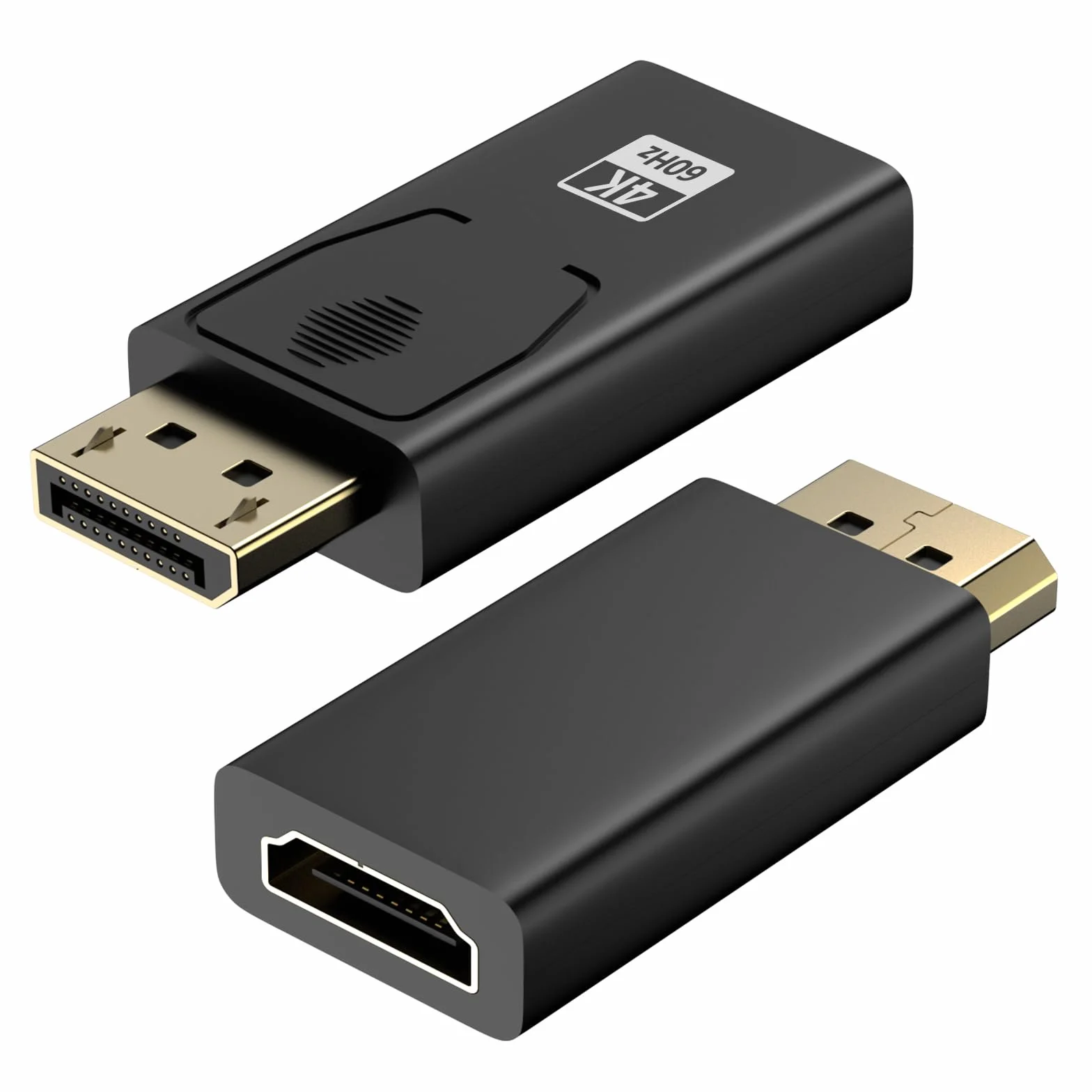 Adaptateur DisplayPort vers HDMI 4K@60Hz, 2 pièces Compatible Dell HP HDTV