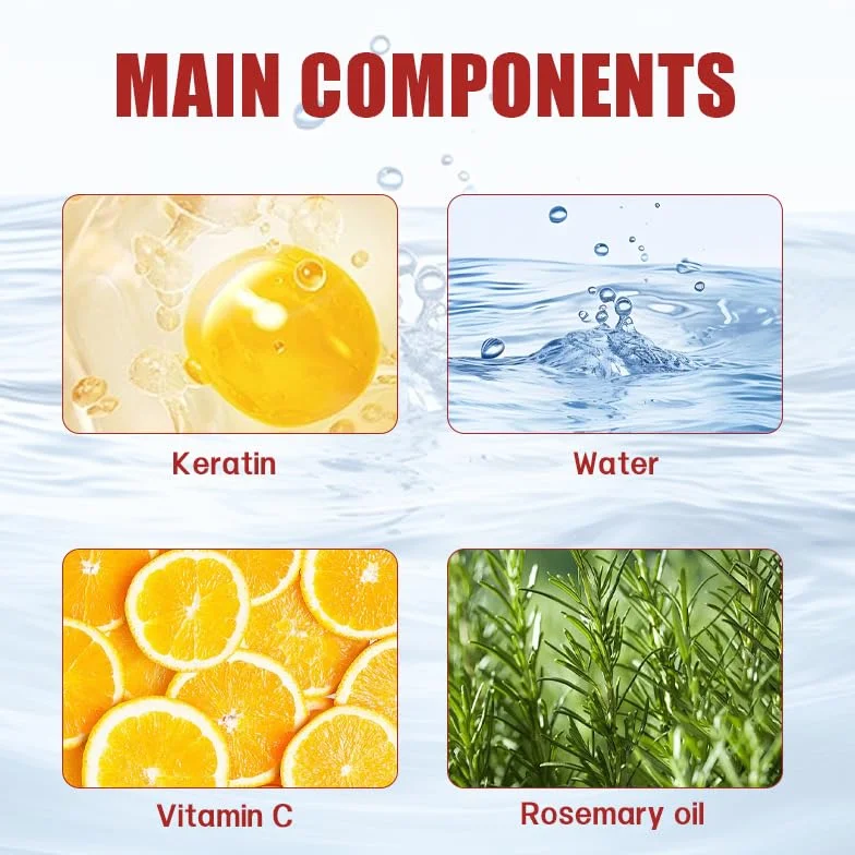 Huile à la kératine et vitamines C pour ongles et cuticules, soin hydratant renforçant