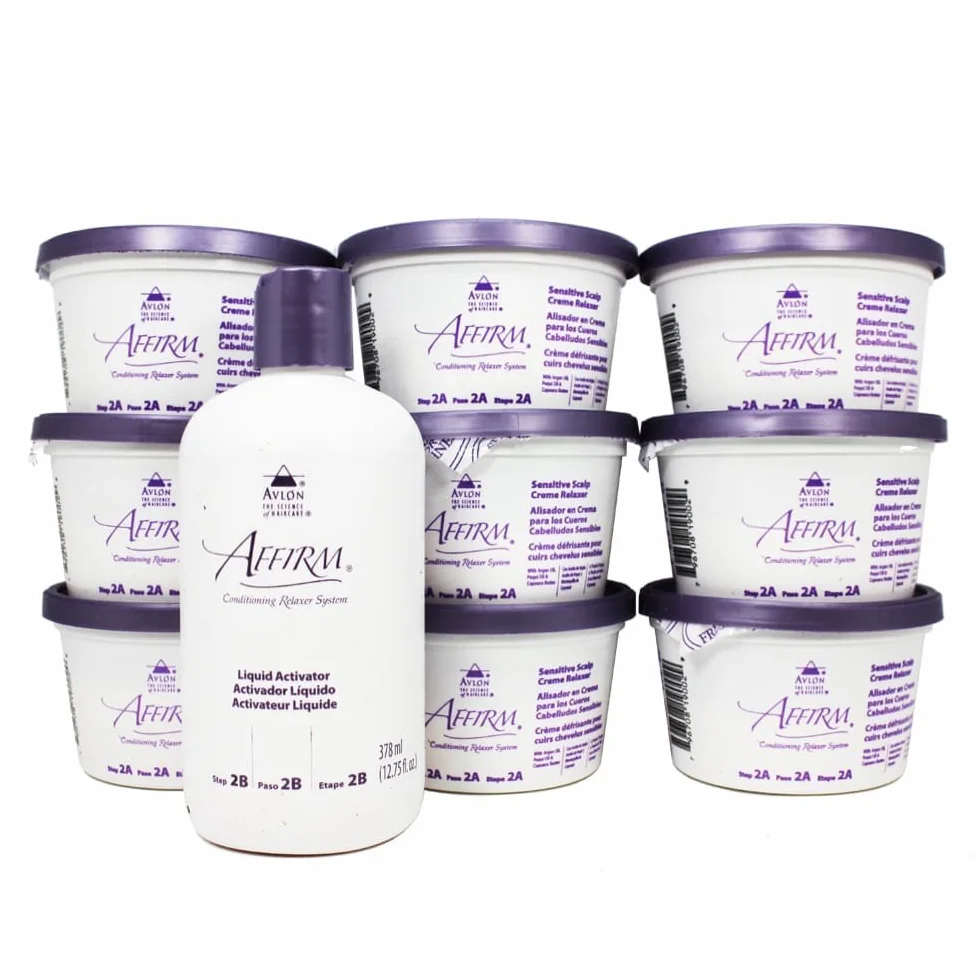 Affirm Sensitive Scalp Relaxer Kit 9 Application
