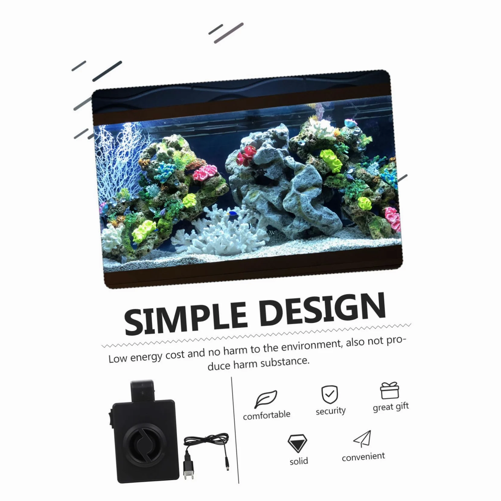 Veemoon 2 Pièces Ventilateur de Réfrigération pour Aquarium Ventilateur Ajustable pour Réservoir de Poissons Outil de Refroidissement Silencieux et Pratique