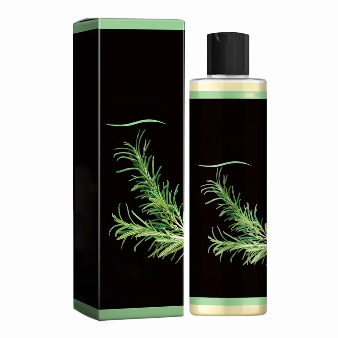 Shampoing Bio Au Romarin Pour La Pousse Des Cheveux, Fortifiant Naturel Pour Cheveux Fins Et Chute
