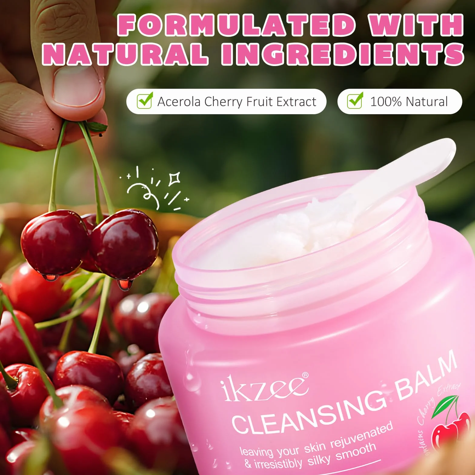 Baume nettoyant démaquillant pour peau doux 100 g