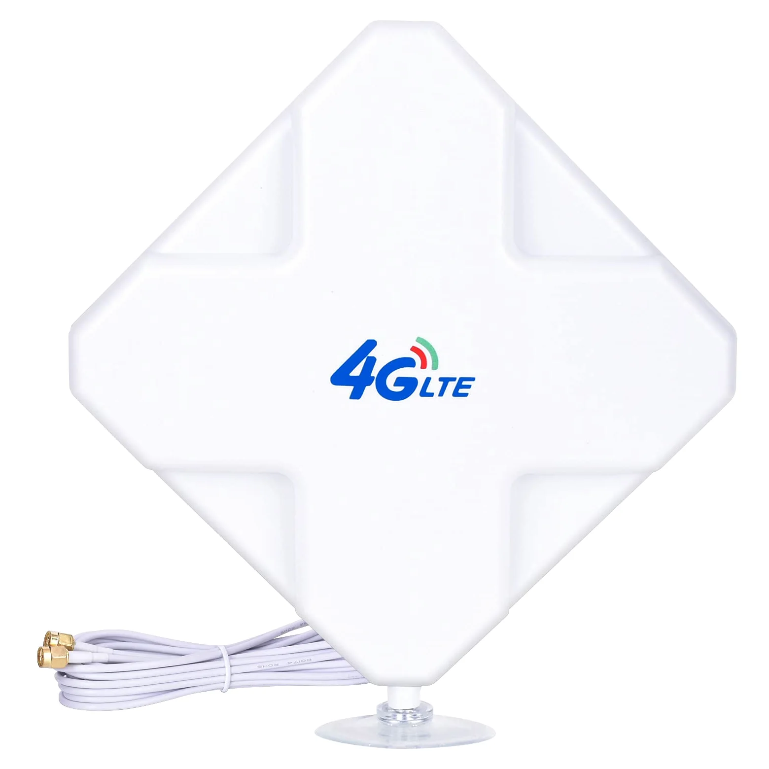 4G LTE Antenne SMA, Connecteur Amplificateur de Signal d'extérieur récepteur 35dbi Haut Gain Réseau à Longue Portée Ethernet pour WiFi routeur Haut débit Mobile (SMA)