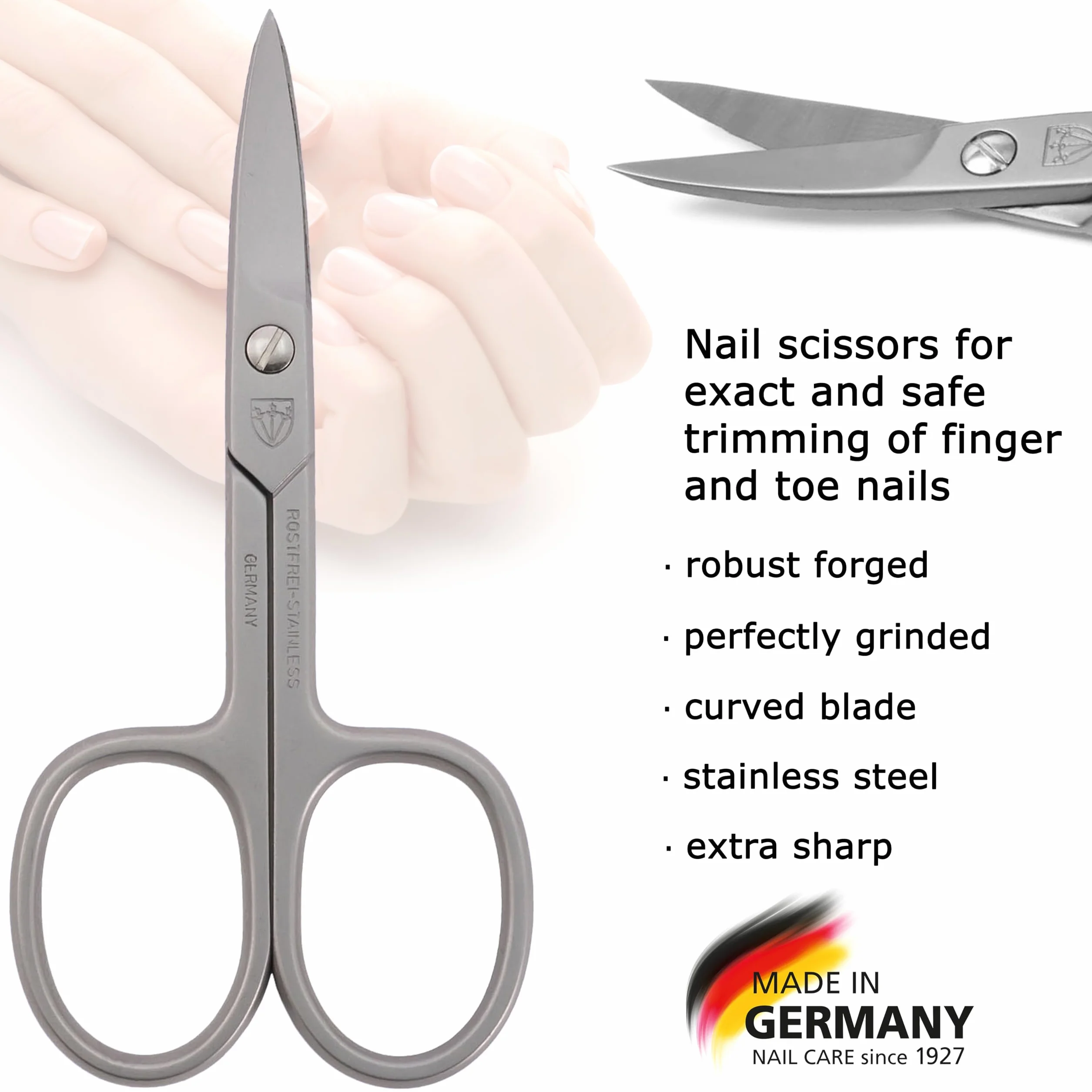 Ciseaux à ongles inoxydable 3 Swords Germany Manucure Pédicure