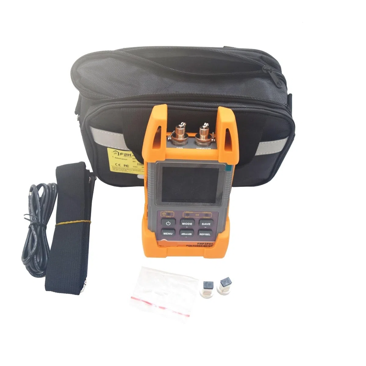Compteur de puissance optique FHP3P01 GPON PON, testeur de câbles de Fiber optique avec longueur d'onde 1310/1490/1550nm, écran LCD(APC connector)