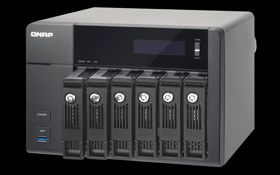 QNAP TVS-671-I3-4G - Serveur NAS de Stockage Unifié 6 Baies, Intel Core i3 3.5 GHz Dual Core, 4Go RAM Extensible, 4 Gbe LAN, HDMI, 10G-ready, 4K-ready, Châssis Vide