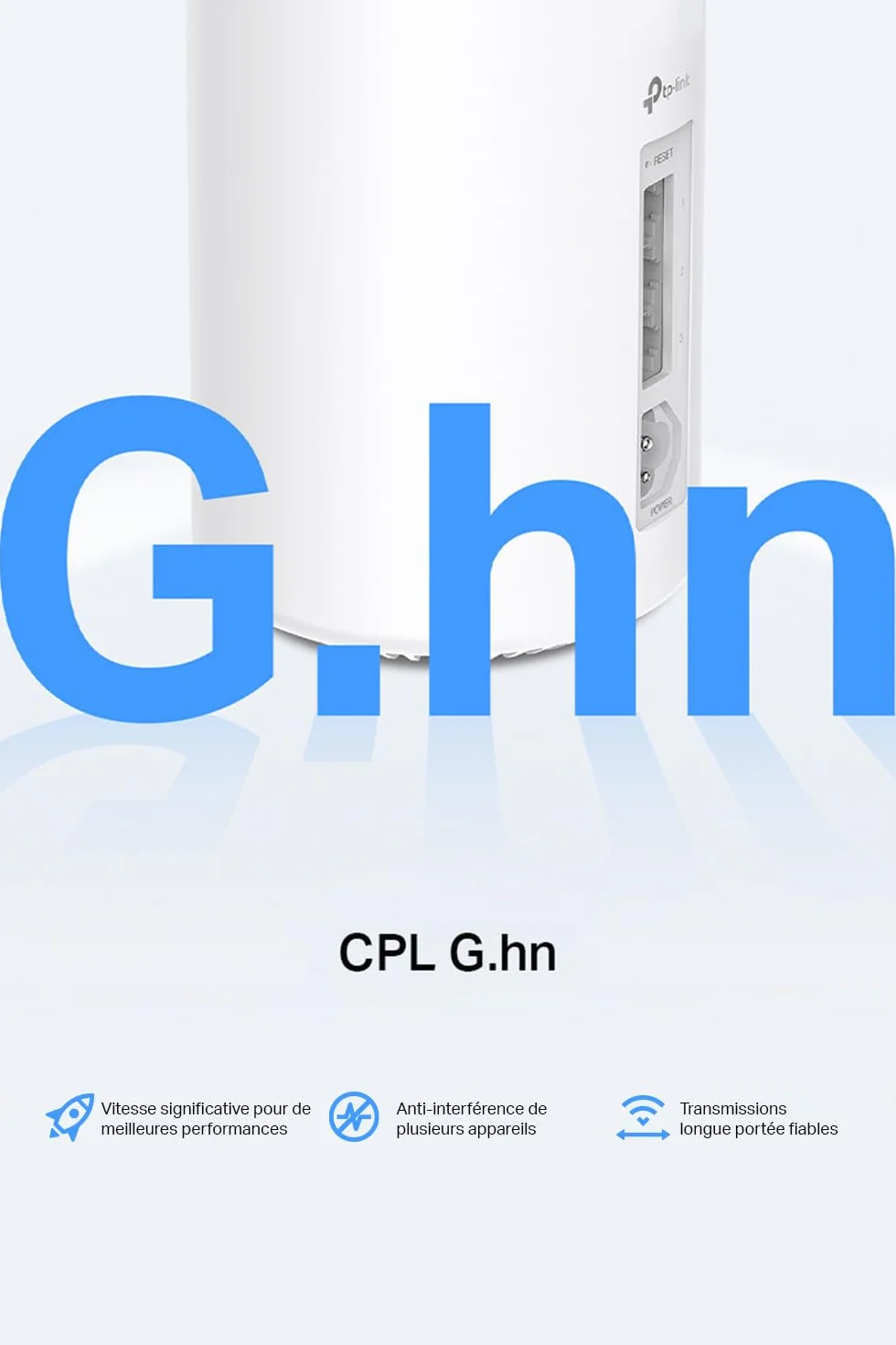 TP-Link Deco PX50 (3-Pack) Routeur WiFi 6 Mesh AX3000 CPL G.hn 1500, 9 Ports Gigabit, WPA3