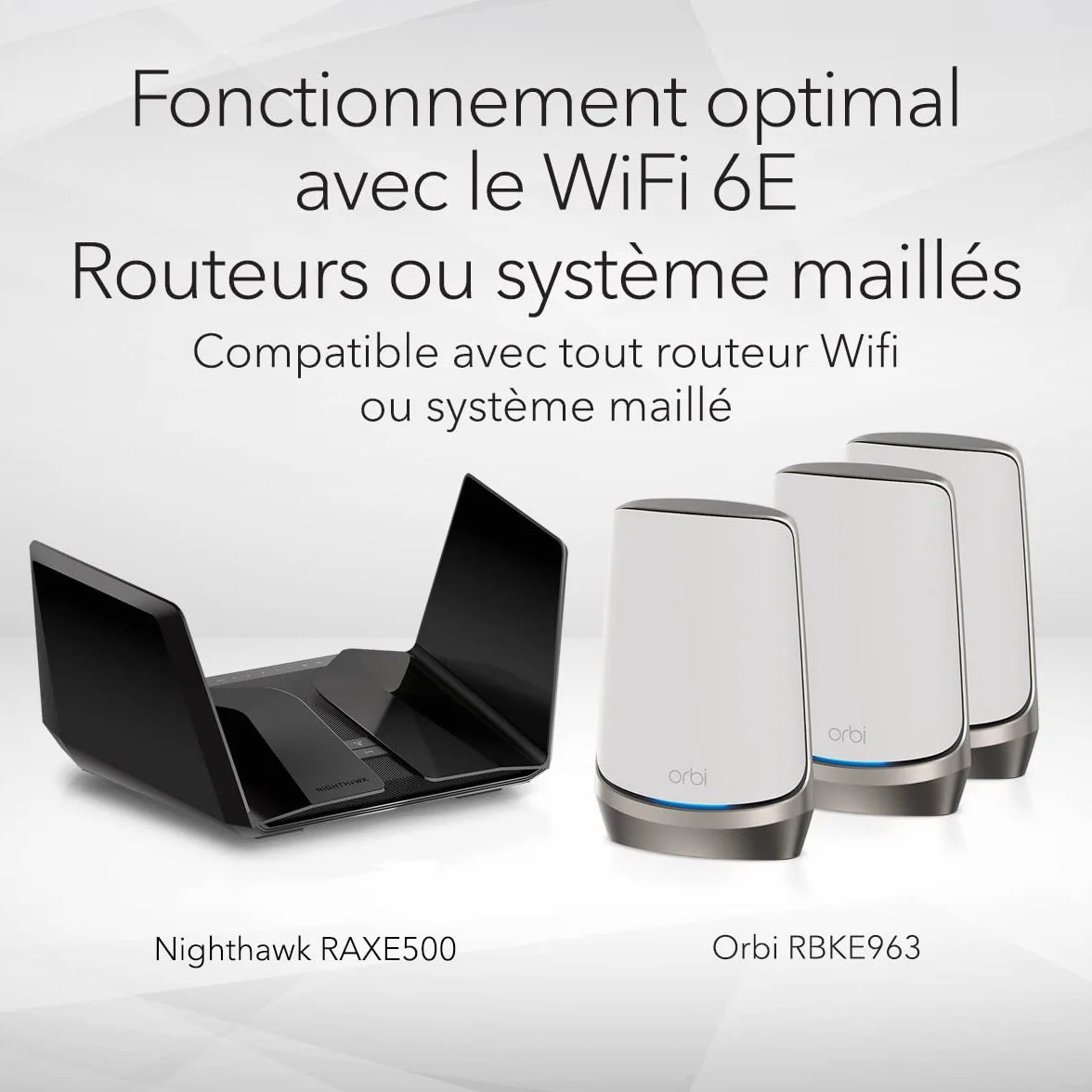 NETGEAR Nighthawk Clé WiFi USB A8000 Adaptateur USB Ethernet WiFi 6E AXE3000 Dongle WiFi sans Fil pour PC