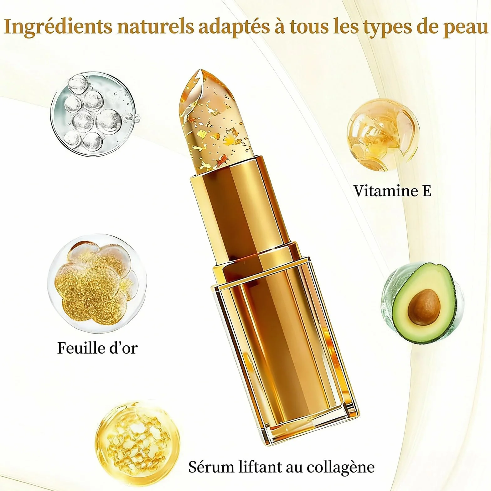 Reveline Rouge à Lèvres Longue Tenue 24h, Baume Hydratant avec Effet Changement de Couleur (1PC)