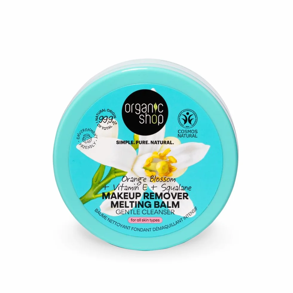 Organic Shop Orange Blossom Baume démaquillant fondant nettoyant doux 100 ml