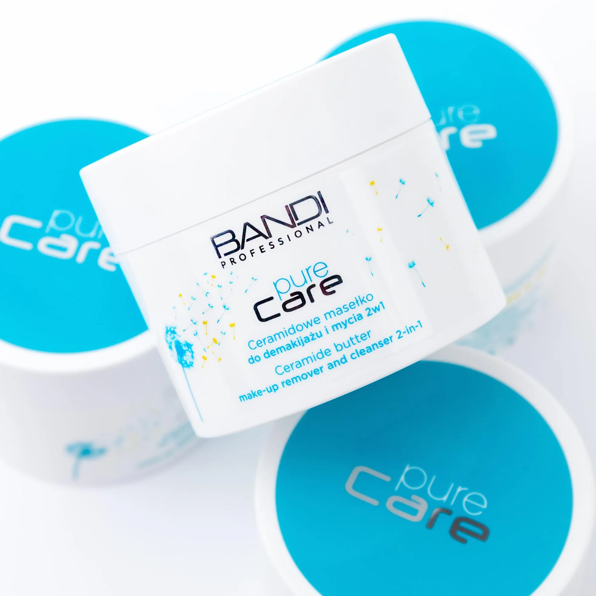 Bandi Beurre Nettoyant Visage 2-en-1 Démaquillant Ceramide Élimine Maquillage Écran Solaire Tous Types de Peau Phytocéramides Vitamine E
