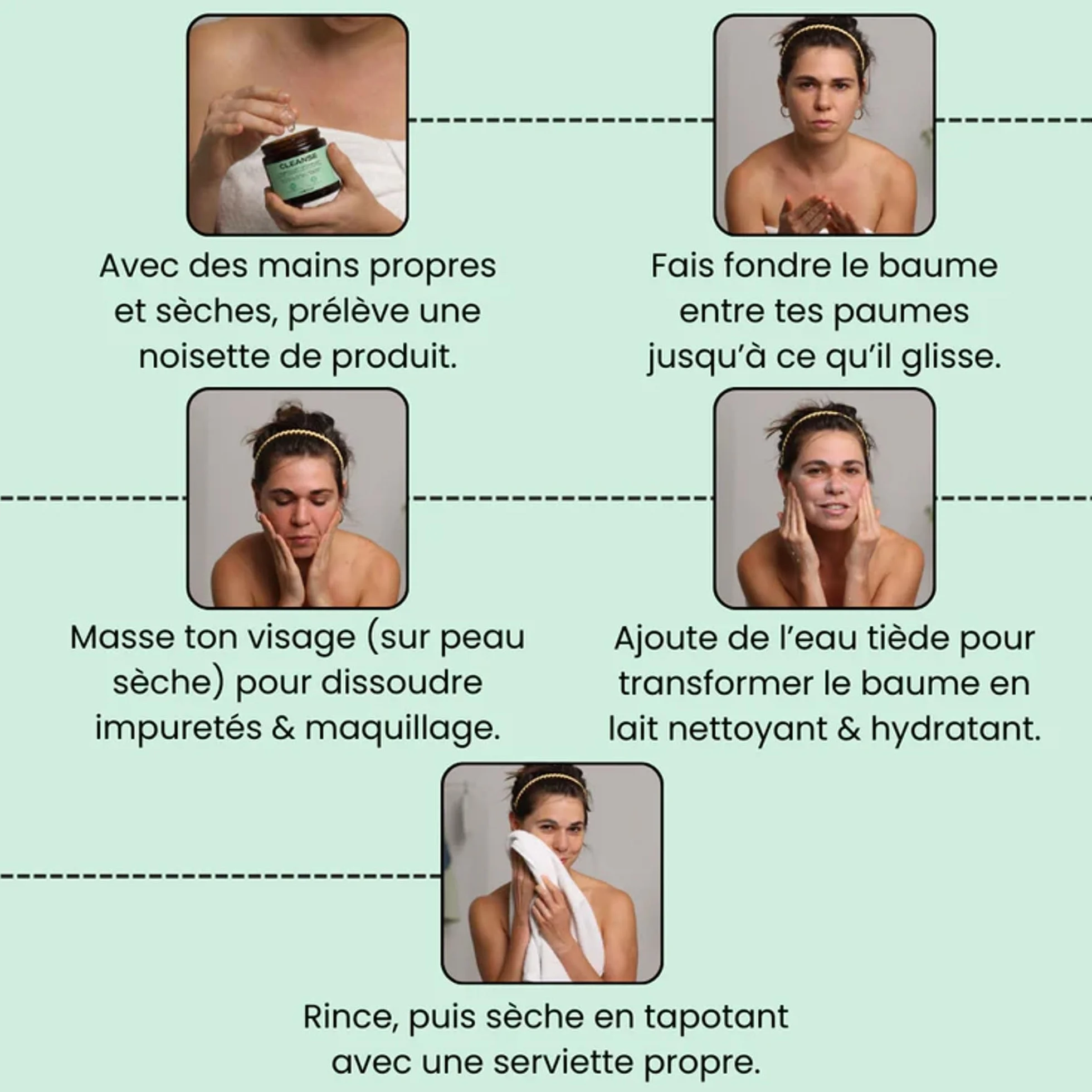 Circles CLEANSE 2-en-1 Anti-Imperfections 100ml Démaquillant & Nettoyant Visage, Élimine SPF, Régule le Sébum, Vegan