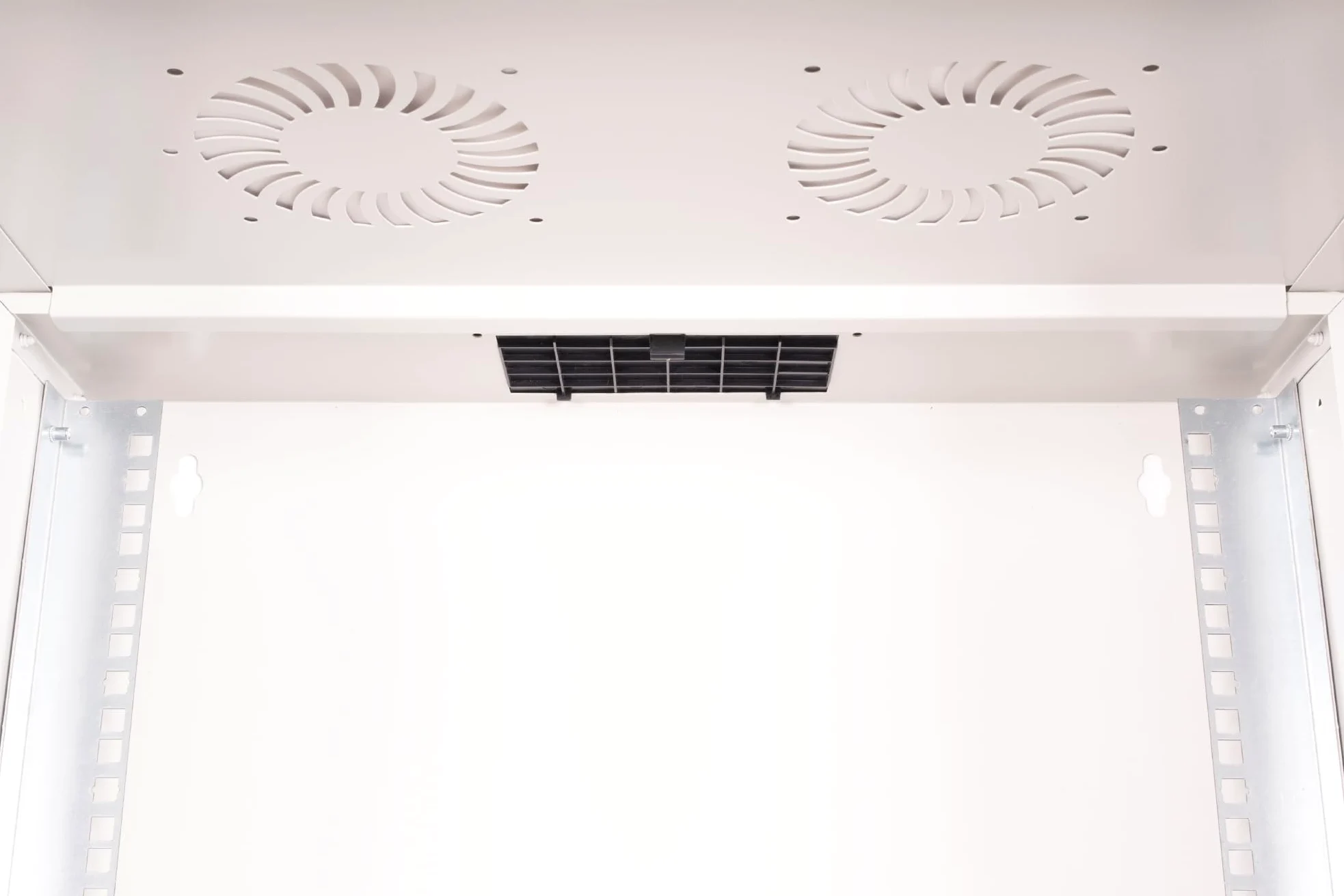 DIGITUS Armoire réseau – 19 Pouces, 12U – Non montée – Soho Pro – Gris | Profondeur 400 mm – Profondeur utile 319,25 mm – Montage mural – Capacité de charge 60 kg – Porte en acier perforé