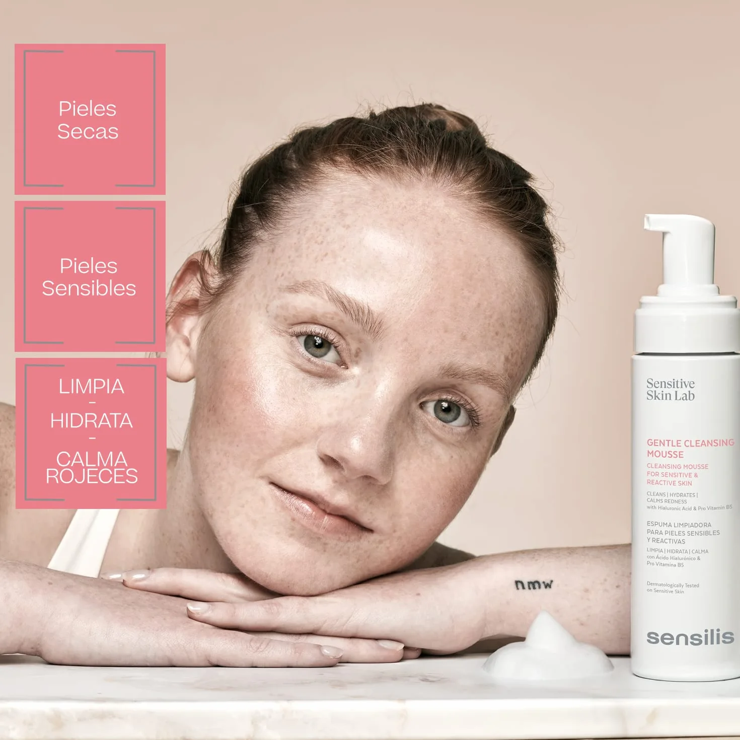 Sensilis Gentle Cleansing Mousse 200 ml Acide Hyaluronique Vitamine B5