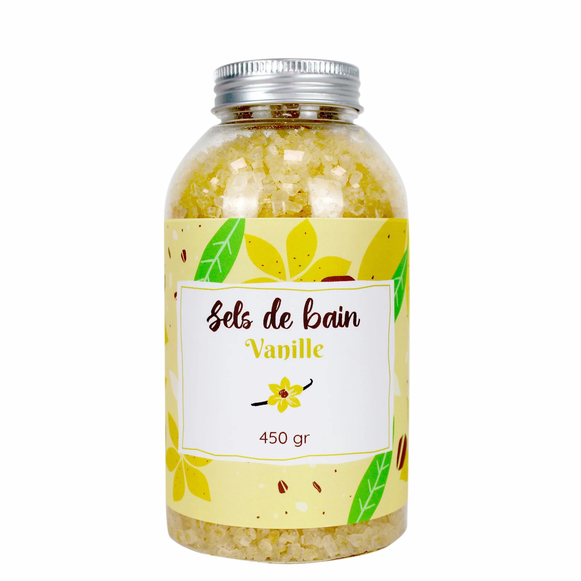 Sels de Bain Vanille Relaxation Détente Spa à la Maison Soin Corps 450g
