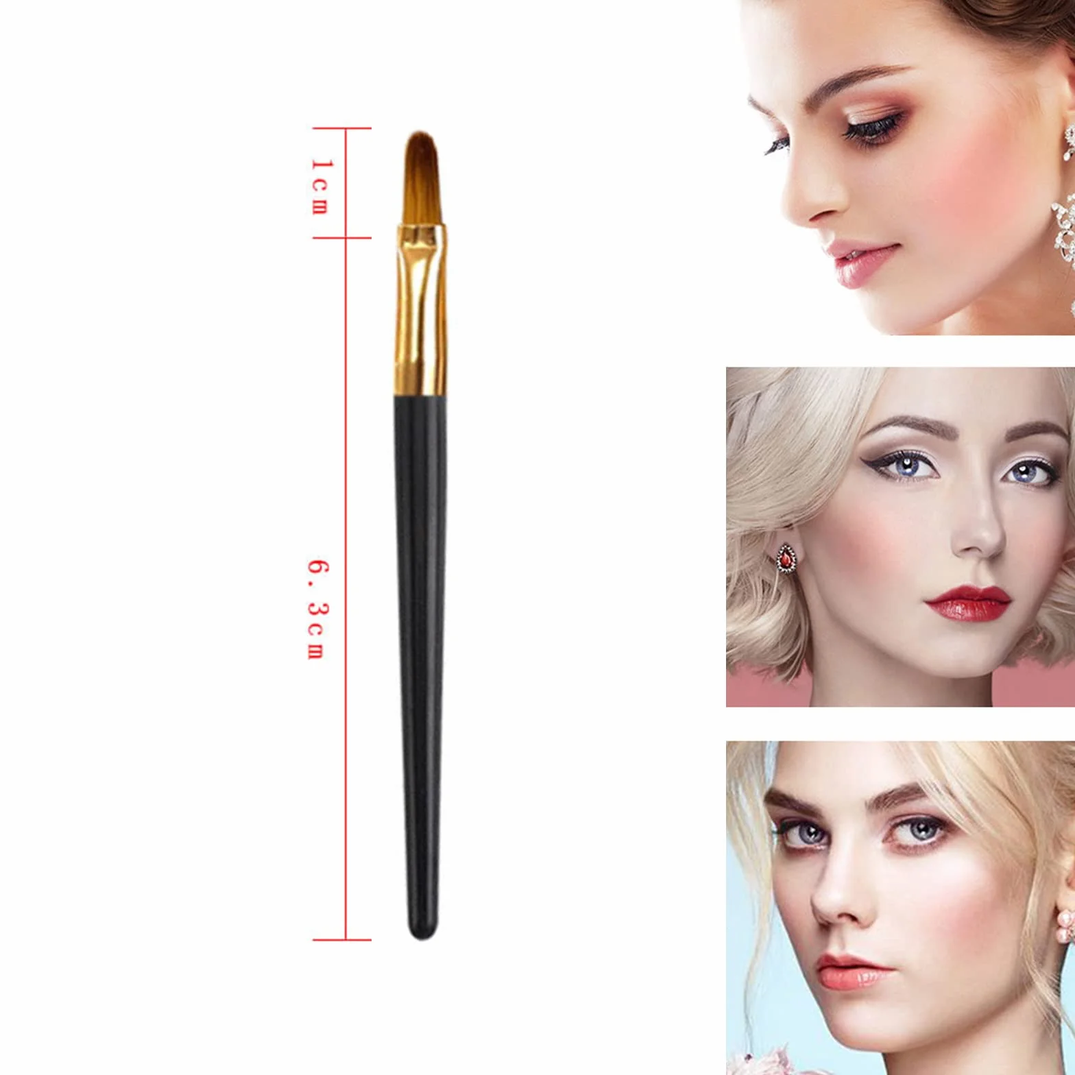 Pinceaux Lèvres Jetables 100 Pièces, Pinceau à Lèvres Portable Applicateur Rouge à Lèvres, Pinceau Eyeliner Jetable, Pinceaux à Cils Mascara, Outil Cosmétique Maquillage
