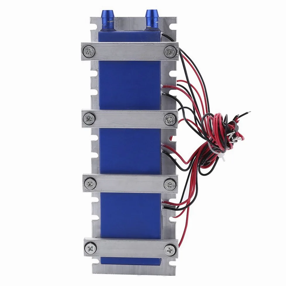 Refroidisseur Semi Conducteur 288W pour Aquarium Piscine Appareils Equipements Thermostatique Air Eau Refroidissement Sans Prise 4 Ventilateurs DIY