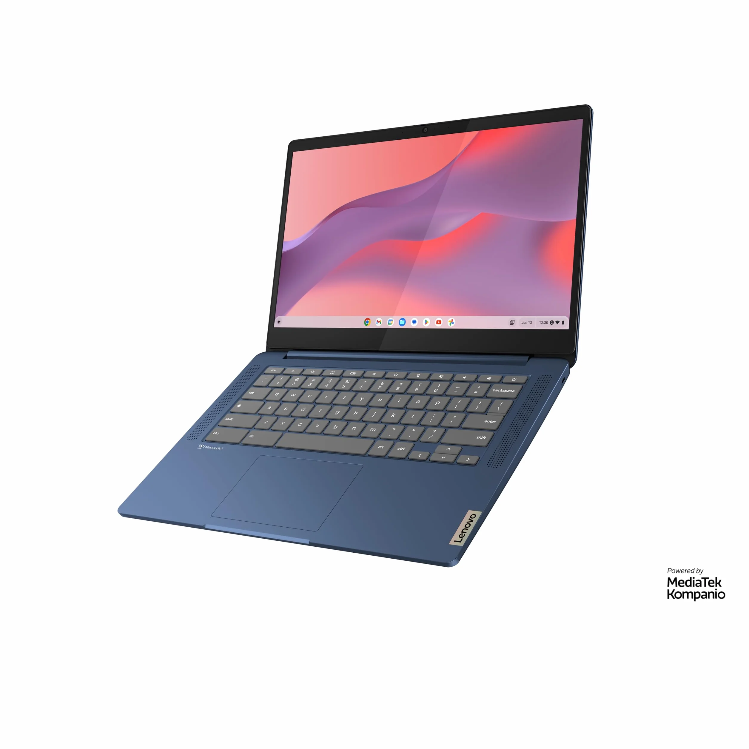 Lenovo IdeaPad Slim 3 Chromebook 14M868 Ordinateur Portable 14'' FHD MediaTek Kompanio 520 RAM 4Go SSD 64Go Clavier AZERTY Français Bleu