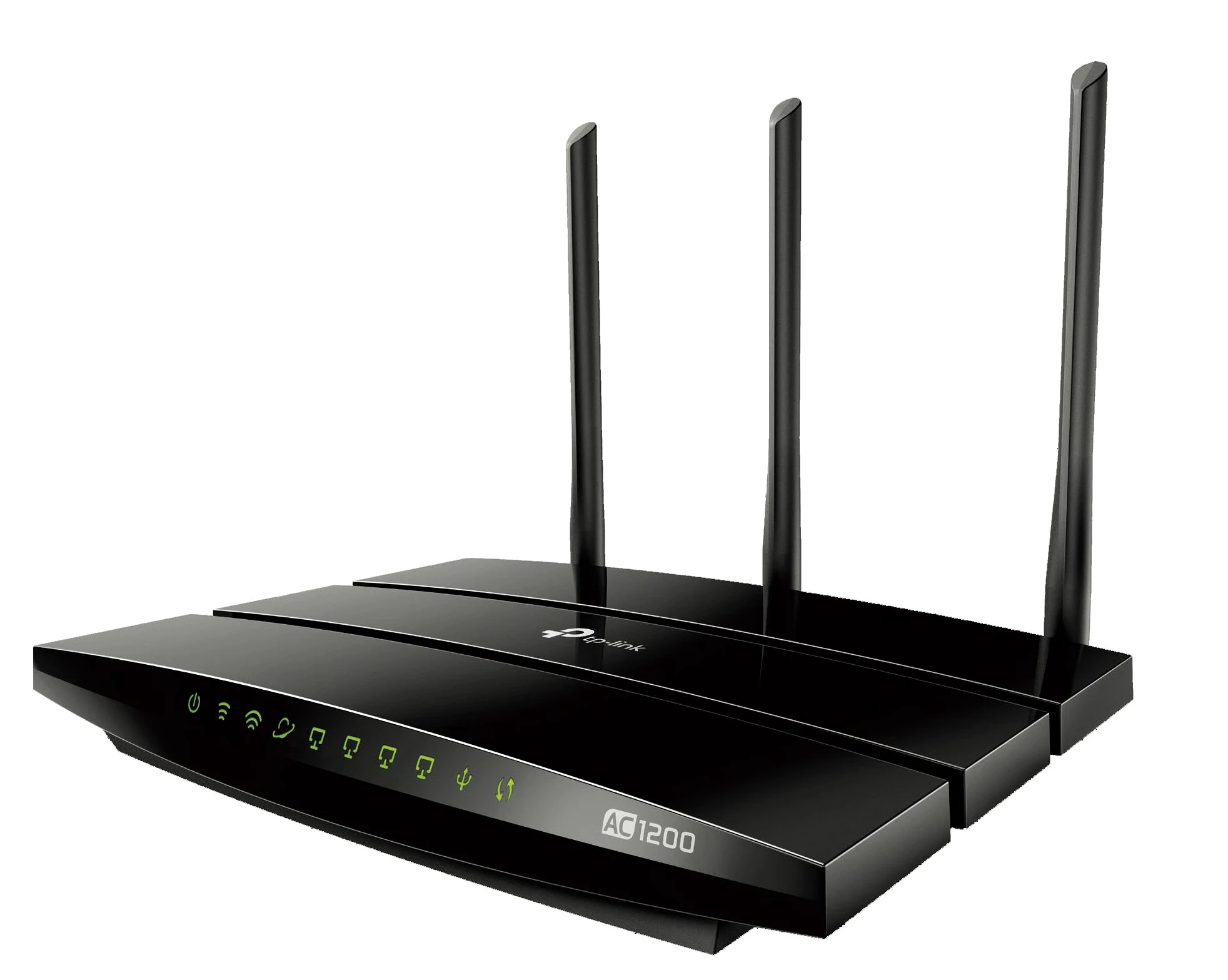 TP-Link Routeur 1200 Mbps Wi-Fi Gigabit Bi-Bande: 300 Mbps en 2.4 GHz, 867 Mbps en 5 GHz, 5 ports Ethernet Gigabit, 1 port USB 2.0 (Archer C1200)