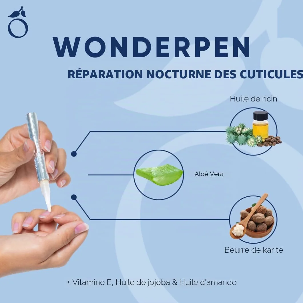 Herome Wonder Pen Stylo Magique Cuticules Sérum Anti-Inflammatoire 1,9g