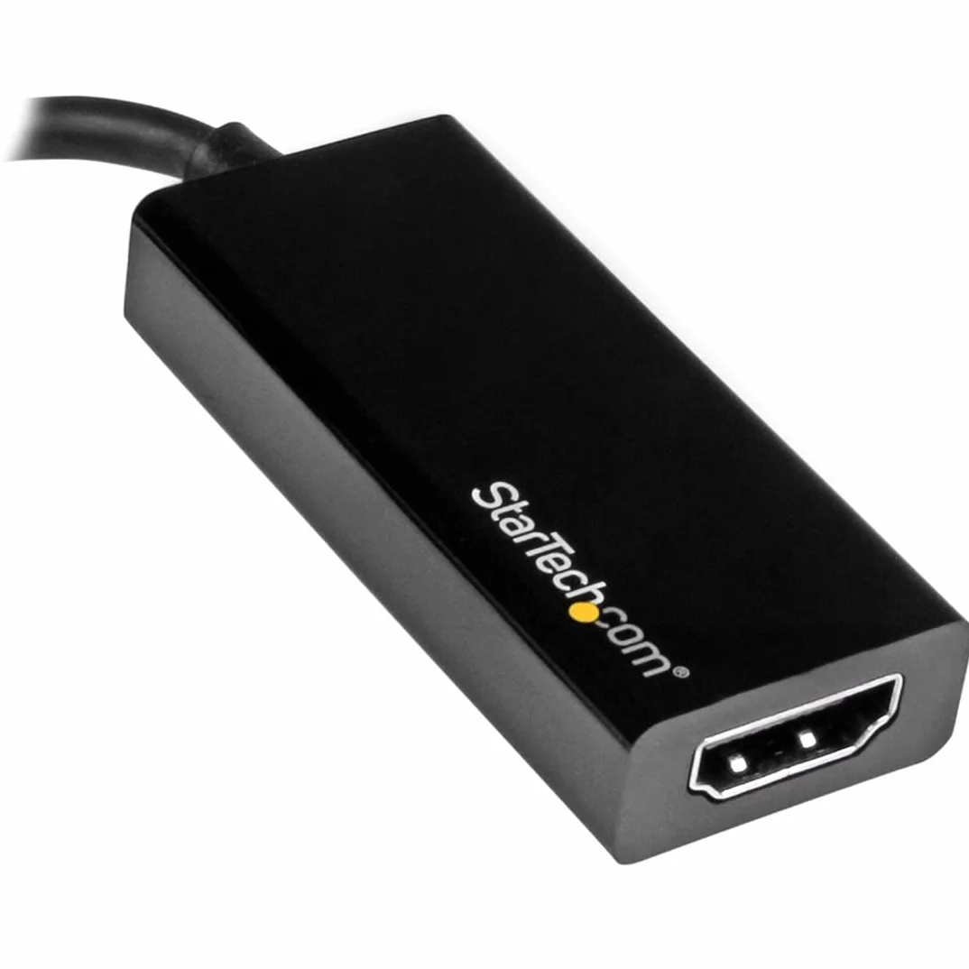 StarTech.com Convertisseur Vidéo USB-C vers HDMI 4K 30Hz Compatible Thunderbolt 3 USB 3.1 Type-C Noir