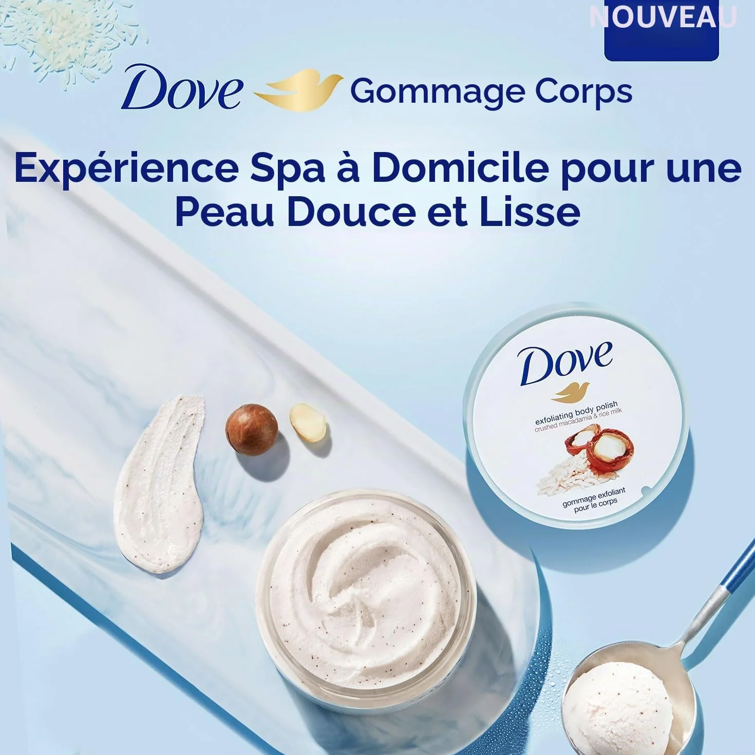 Dove Gommage pour le corps macadamia