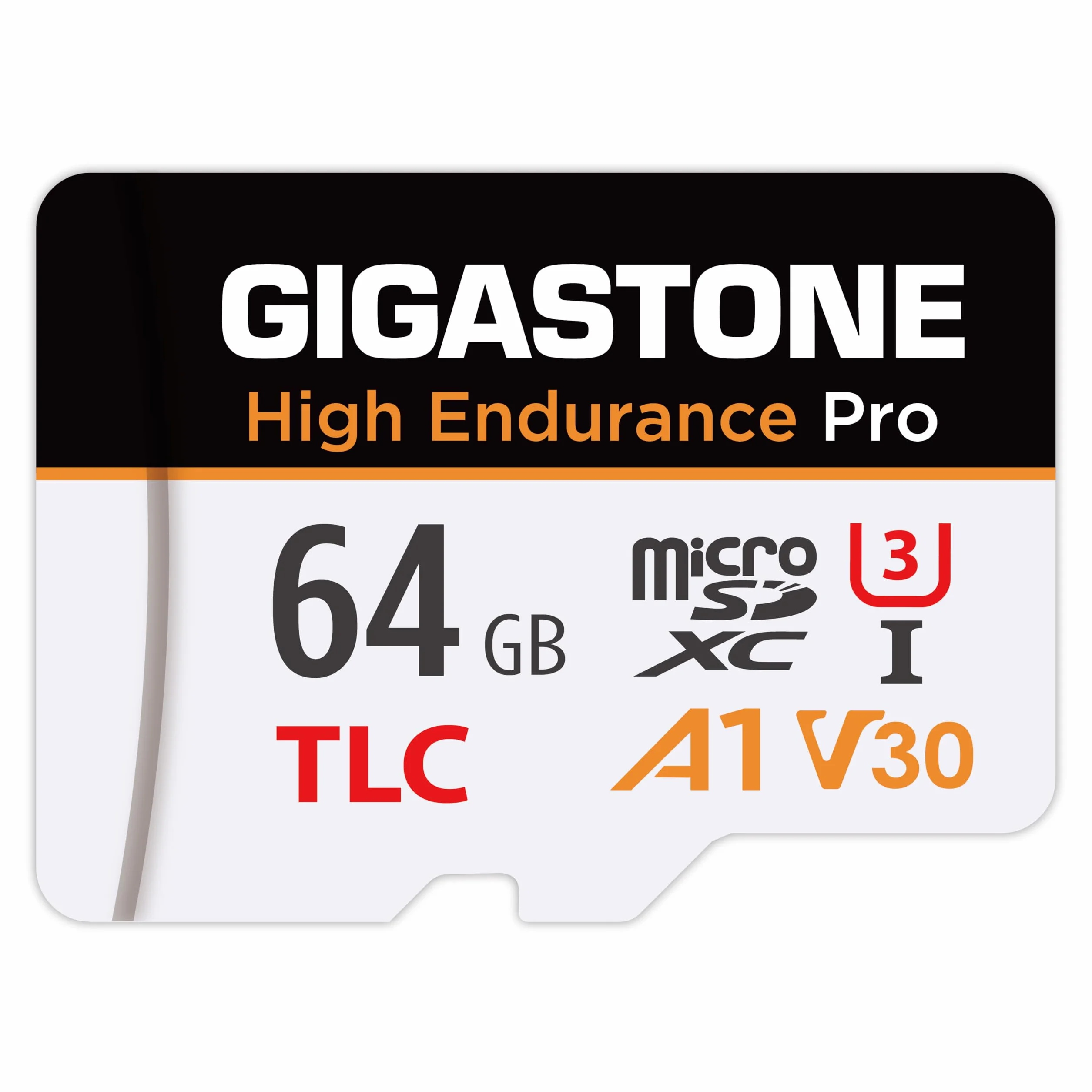 GIGASTONE Carte Micro SD 64 Go High Endurance Pro 95 Mo/s Dash Cam