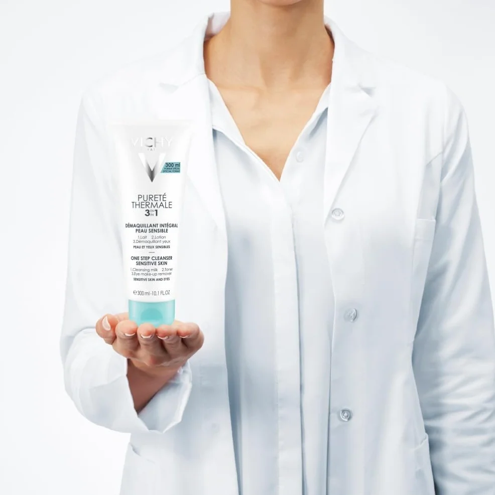 Vichy Pureté Thermale Démaquillant Intégral 3-En-1 Lait Lotion 300 ml