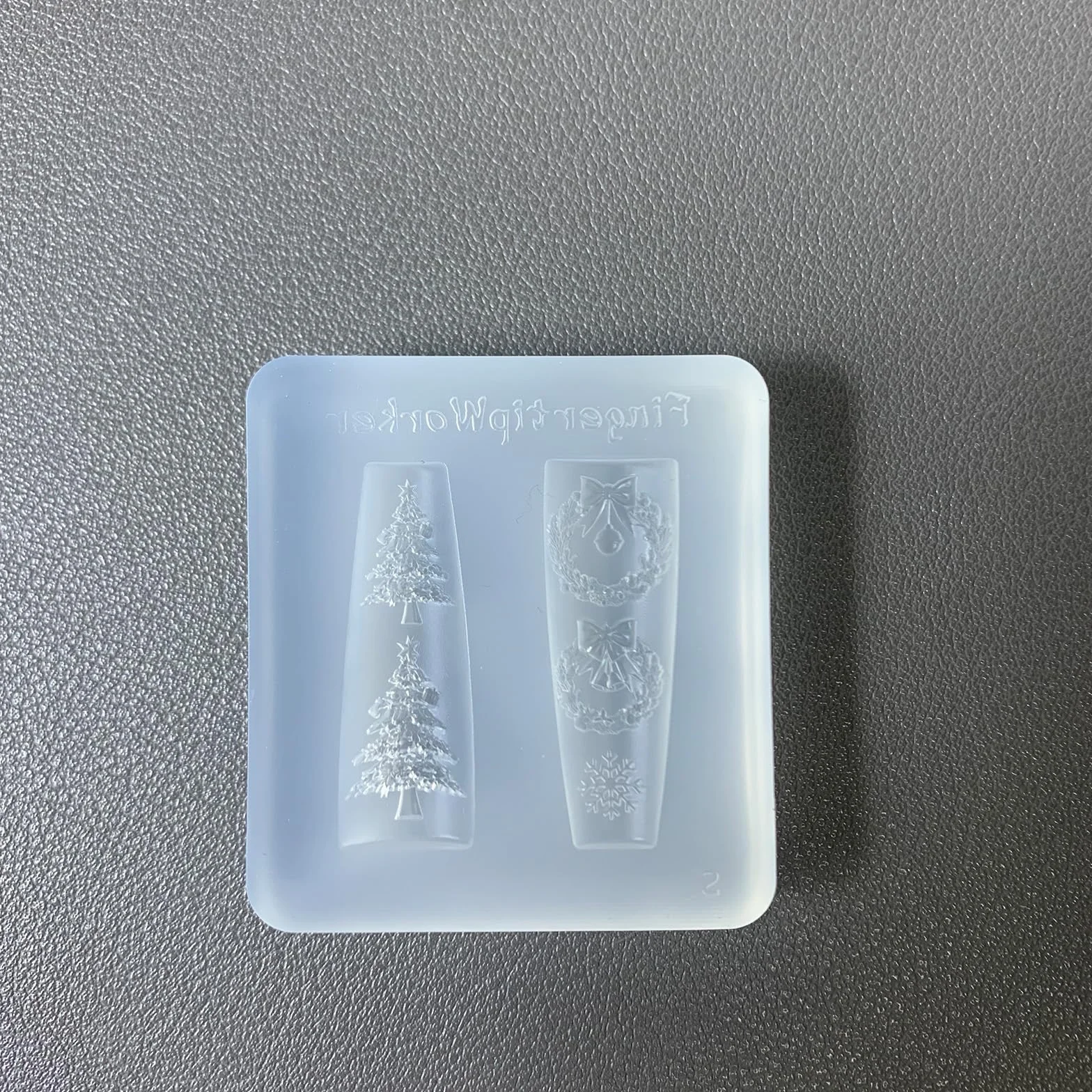 Moule en silicone souple pour nail art 3D motif floral festival