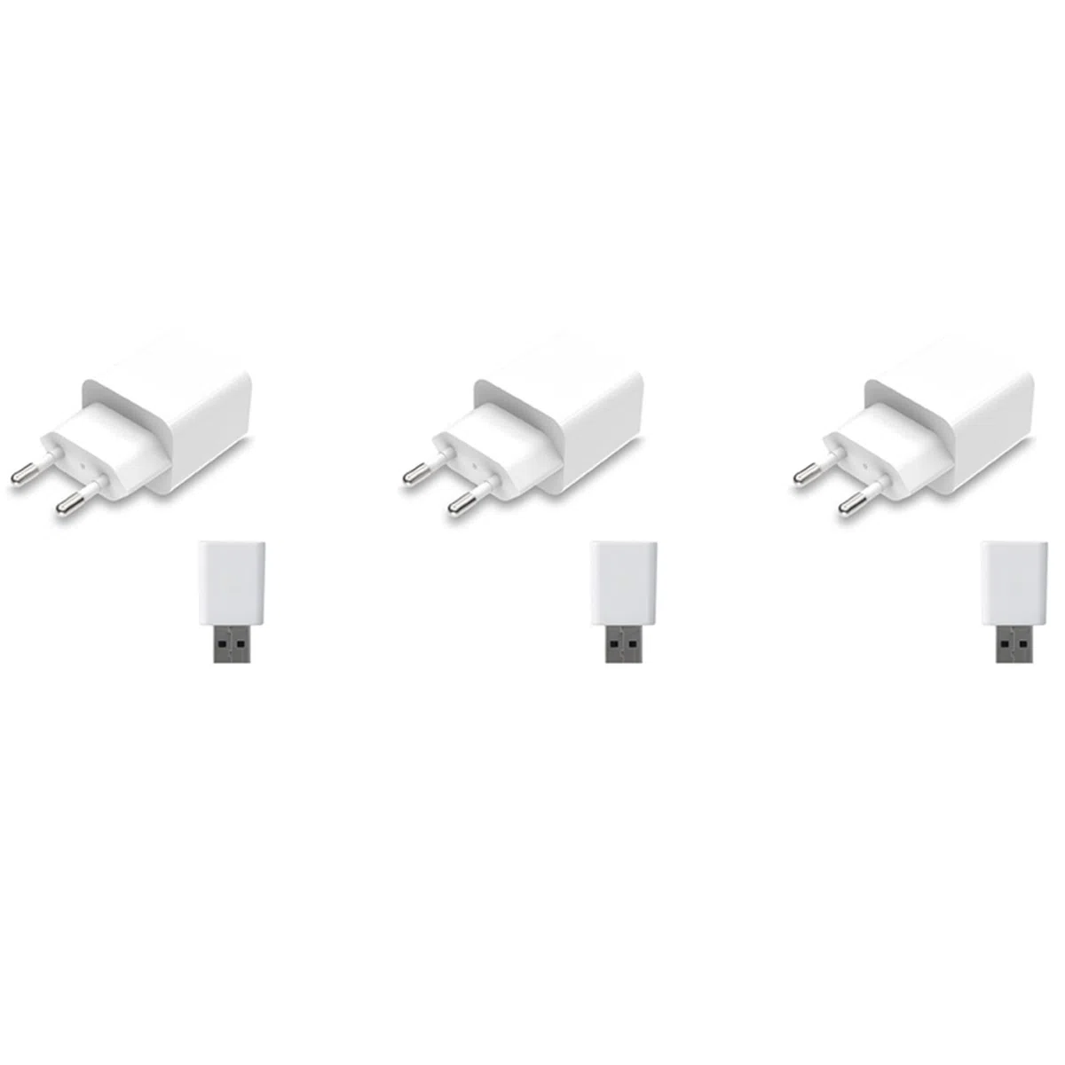 3X Tuya ZigBee 3.0 Répéteur de Signal USB Extender pour Appareils ZigBee2MQTT Mesh Home Assistant Deconz Automation, EU Plug