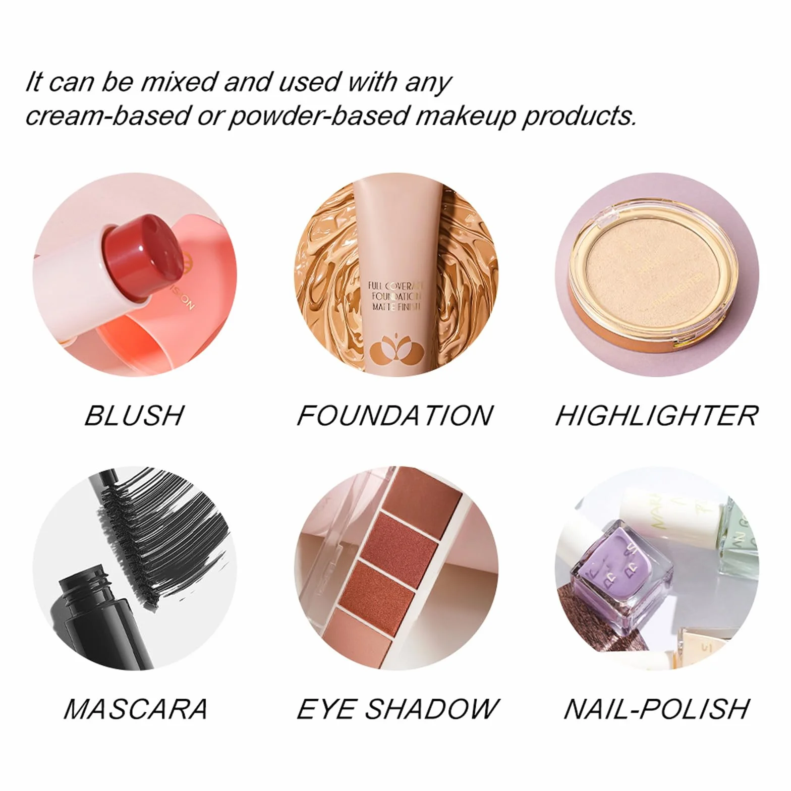 Mélange De Maquillage Prolongez La Teinte Durable Imperméabilisation À Long Terme Blusher Crème Fard À Paupières (#MIX, 9ml)