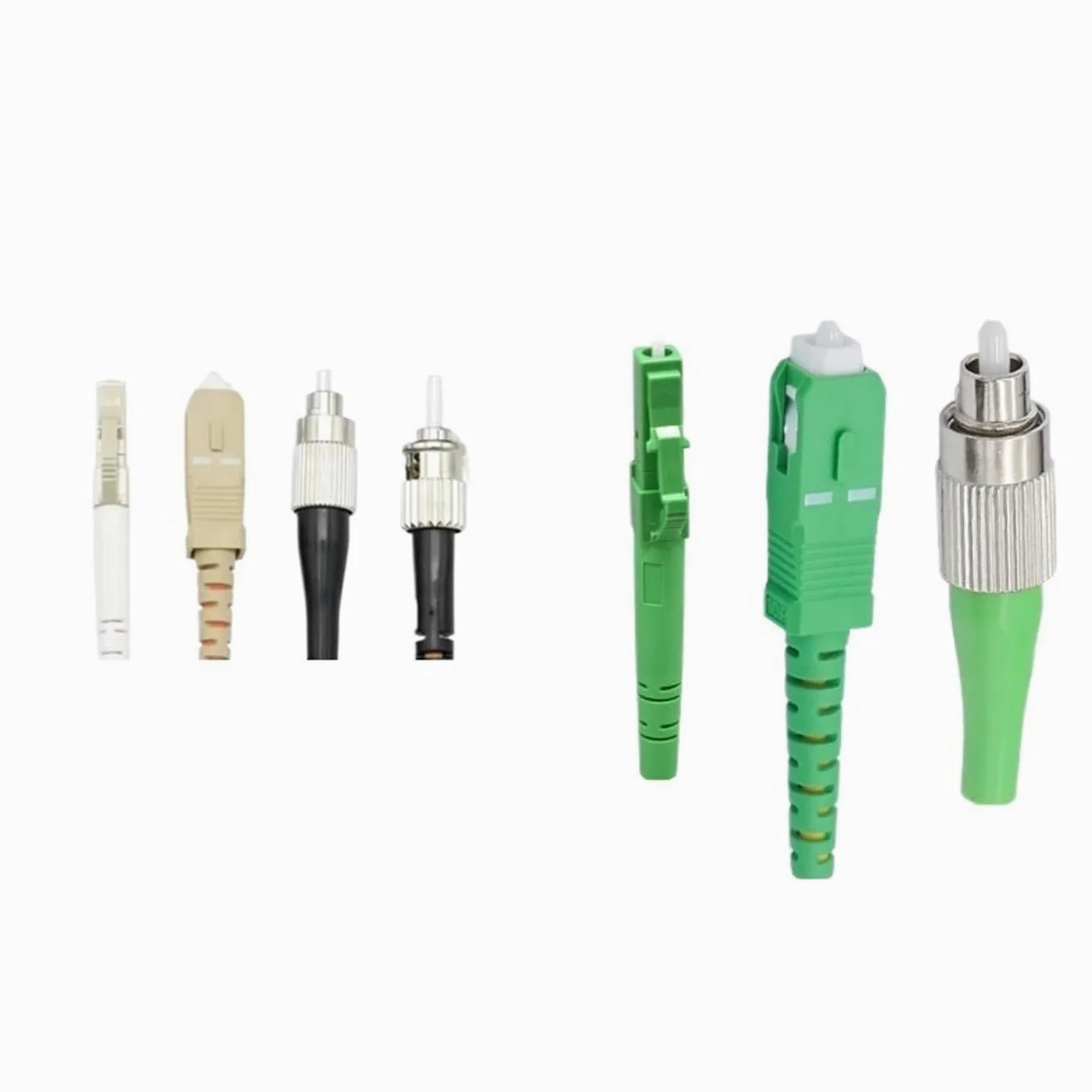 Lot de 3 câbles de raccordement à fibre optique blindé à 6 fils OM1 mm 6 C SC LC FC STA multimode 6 fibres optiques 20 m, 30 m, 40 m (3 m, SC-SC)