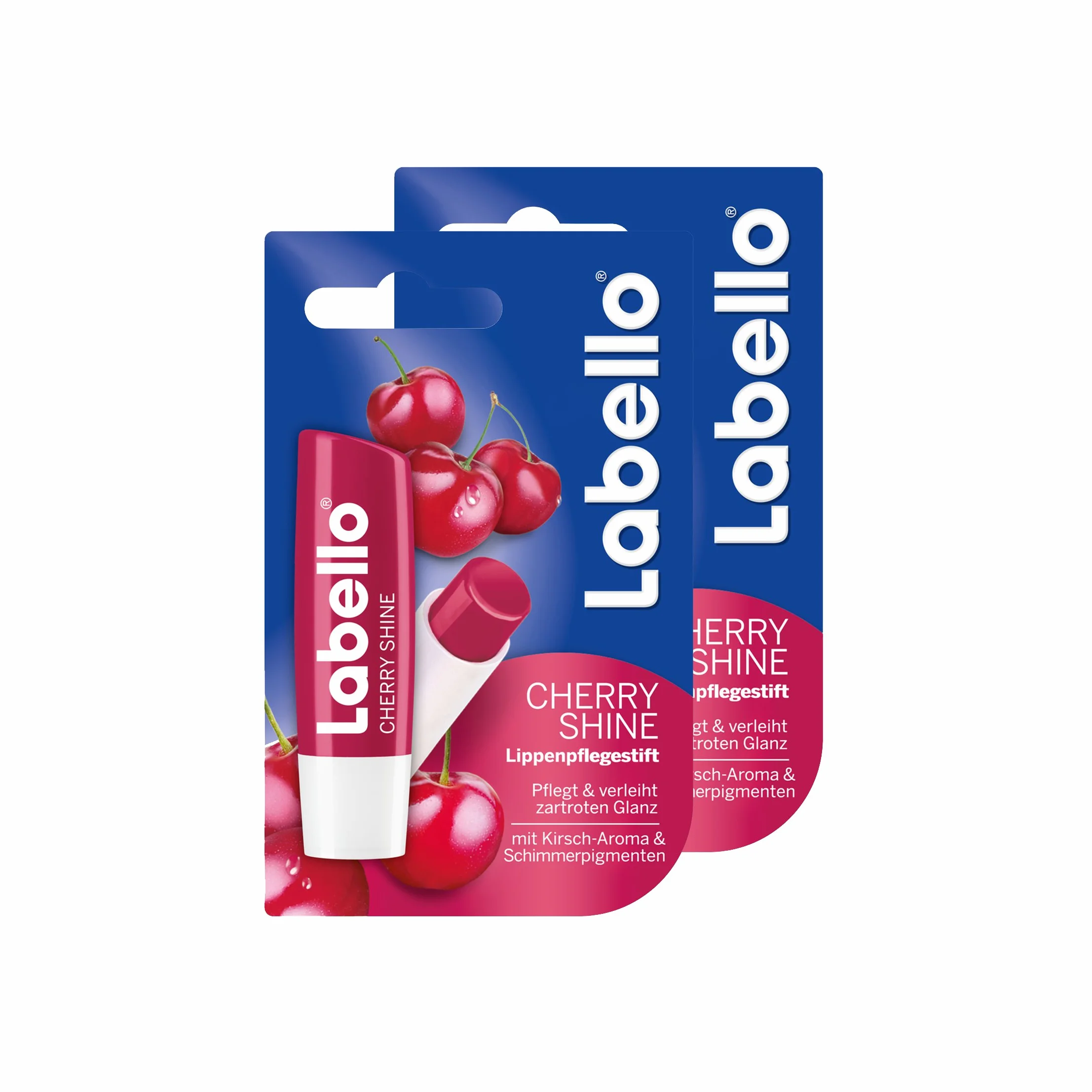 Labello Stick à Lèvres Fruit Cerise 4,8 g Lot de 2