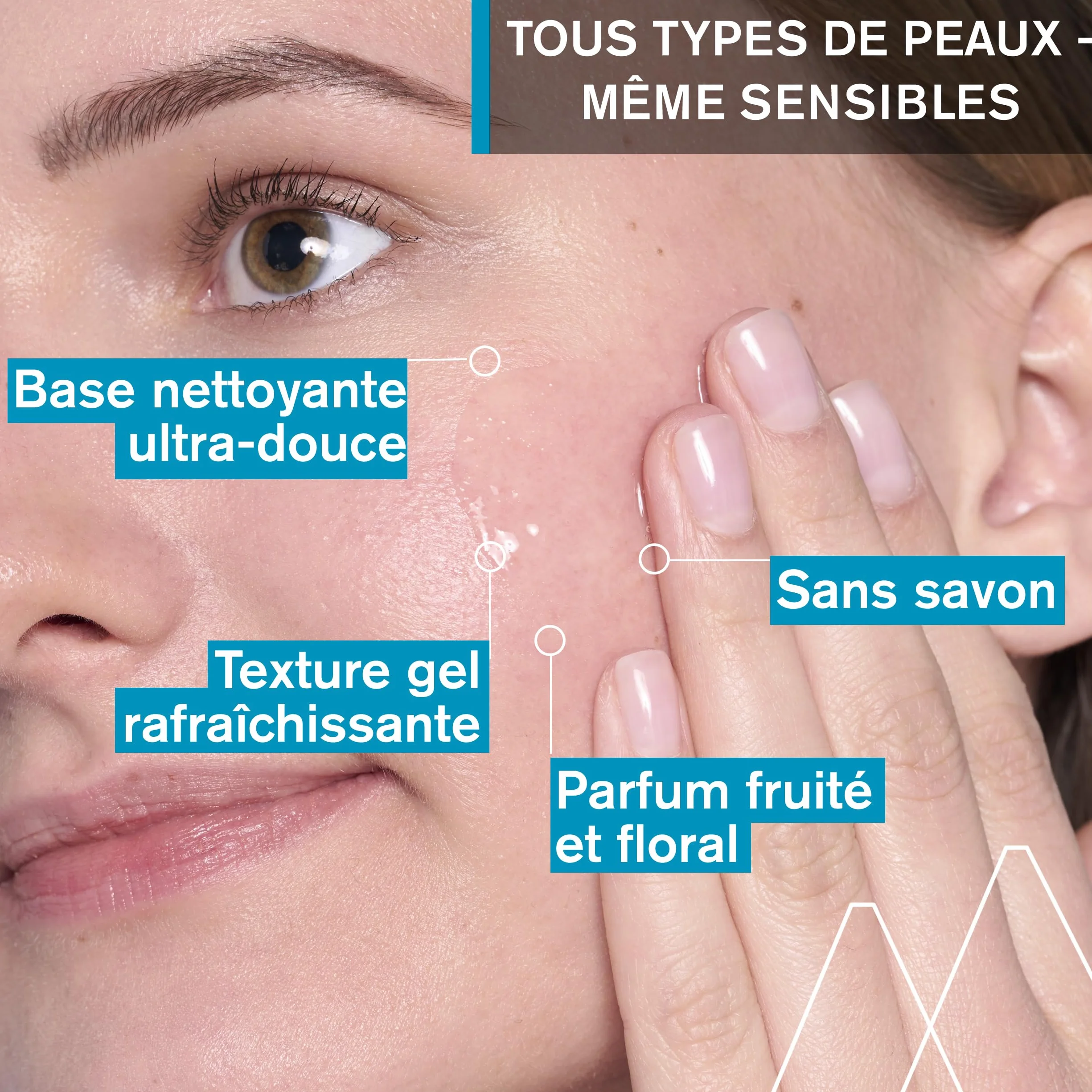 Uriage Gelée Démaquillante Rafraîchissante 150ml - Nettoie, Hydrate, Apaise