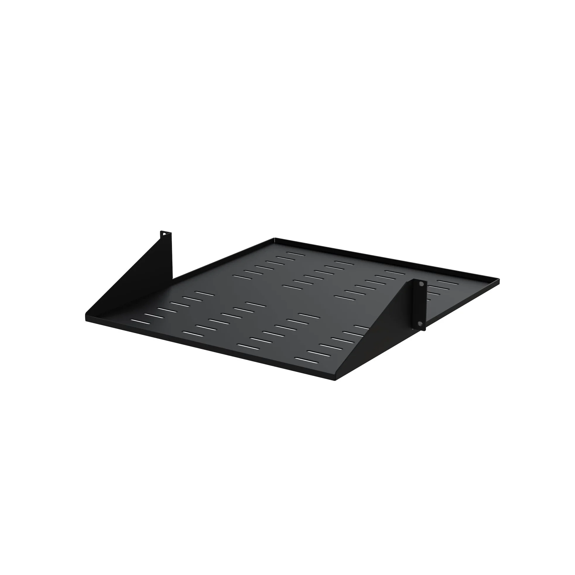 StarTech Étagère Cantilever Ventilée 2U Centrale, 34kg (CABSHF2POSTV2) | Plateau universel, Montage en rack, Baie serveur, Acier, Double face, 2 Montants