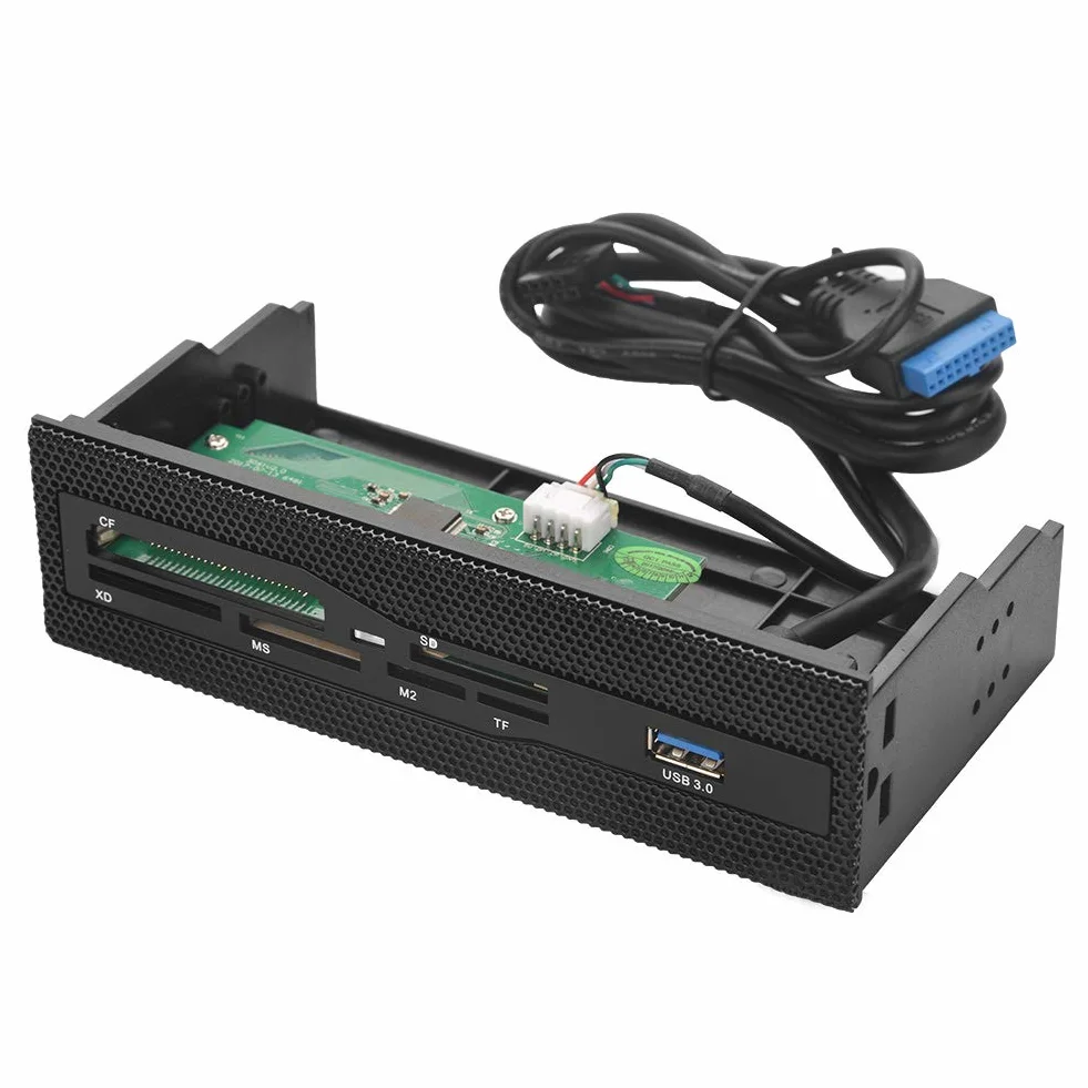 Lecteur de Carte Mémoire Interne USB 3.0 pour PC, 143 Modèles, M2 SD MS XD CF TF, Jusqu'à 64 Go