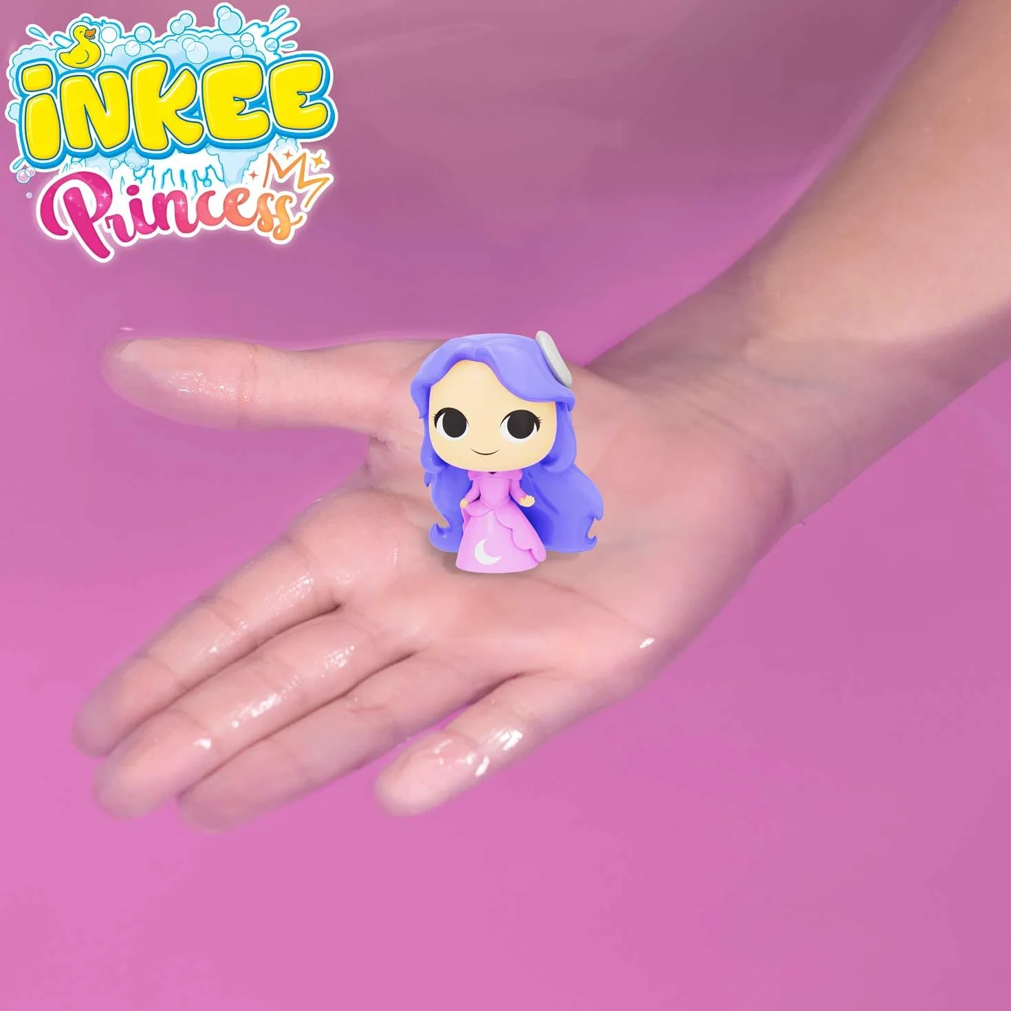 INKEE Bombe de Bain Enfant Princesse avec Surprise Figurine, 100g