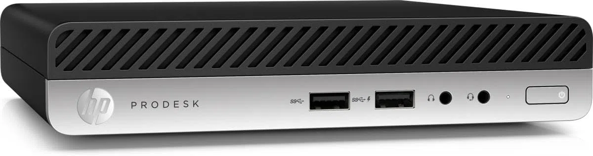 HP ProDesk 400 G3 Mini Ordinateur de Bureau, Intel Core i5-7500T, 8 Go de RAM, 256 Go de SSD, WiFi, Bluetooth, Clavier américain (QWERTY), Windows 11 Pro (reconditionné)