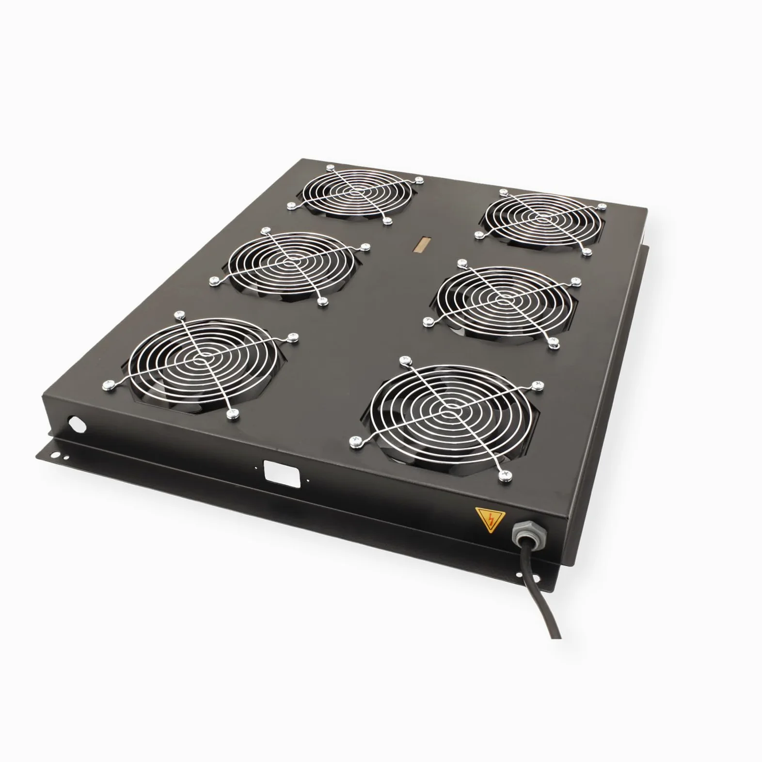 ROLINE Unité de Ventilation de Toit 19 Pouces 6 Ventilateurs, on/Off pour Armoire Serveur Noir