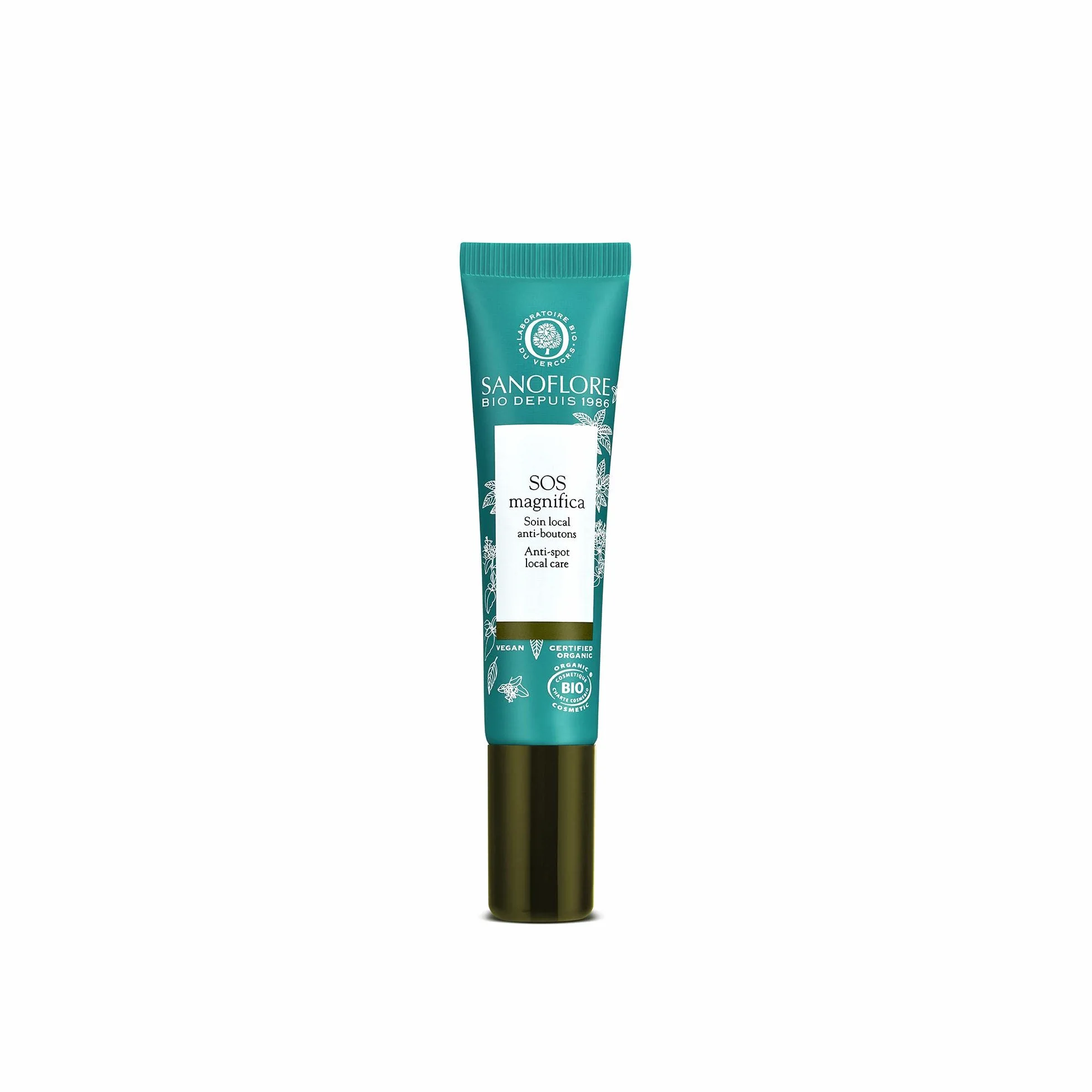 Sanoflore SOS Magnifica Soin Local Anti-Boutons Certifié Bio Menthe Poivrée 15 ml