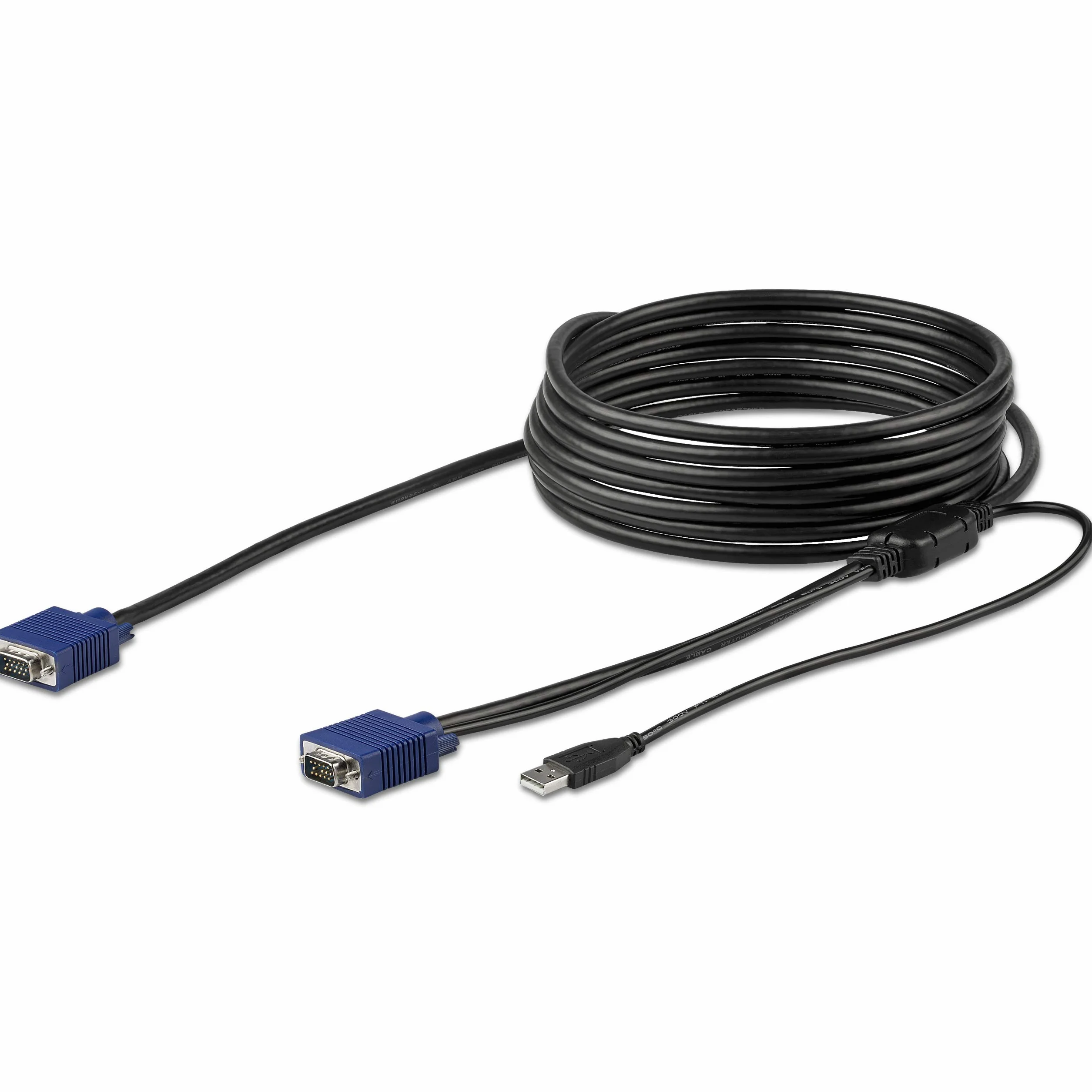 Cable KVM USB 4,6 m VGA para Consola de Montaje Armario Rack RKCONSUV15