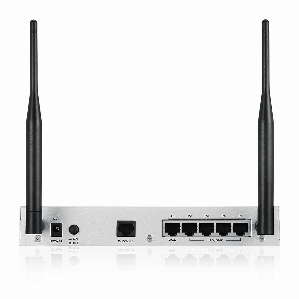 Zyxel USGFLEX100AX ZyWALL Pare-feu de Cybersécurité | Matériel Uniquement | VPN | Wifi 6 | Business Class | Jusqu'à 40 Utilisateurs | Option Nebula Cloud