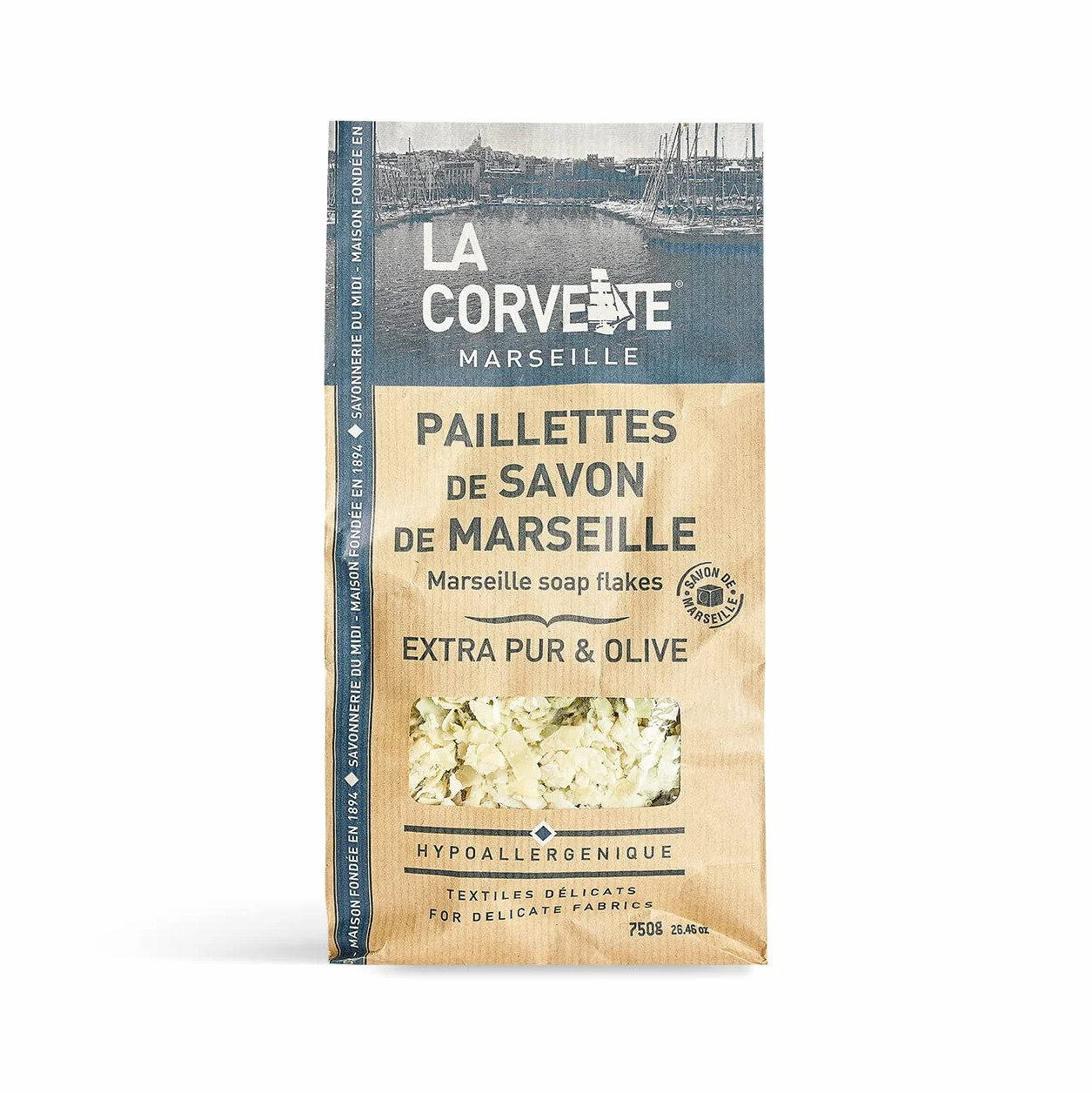 Savon de Marseille en Paillettes La Corvette 750 g
