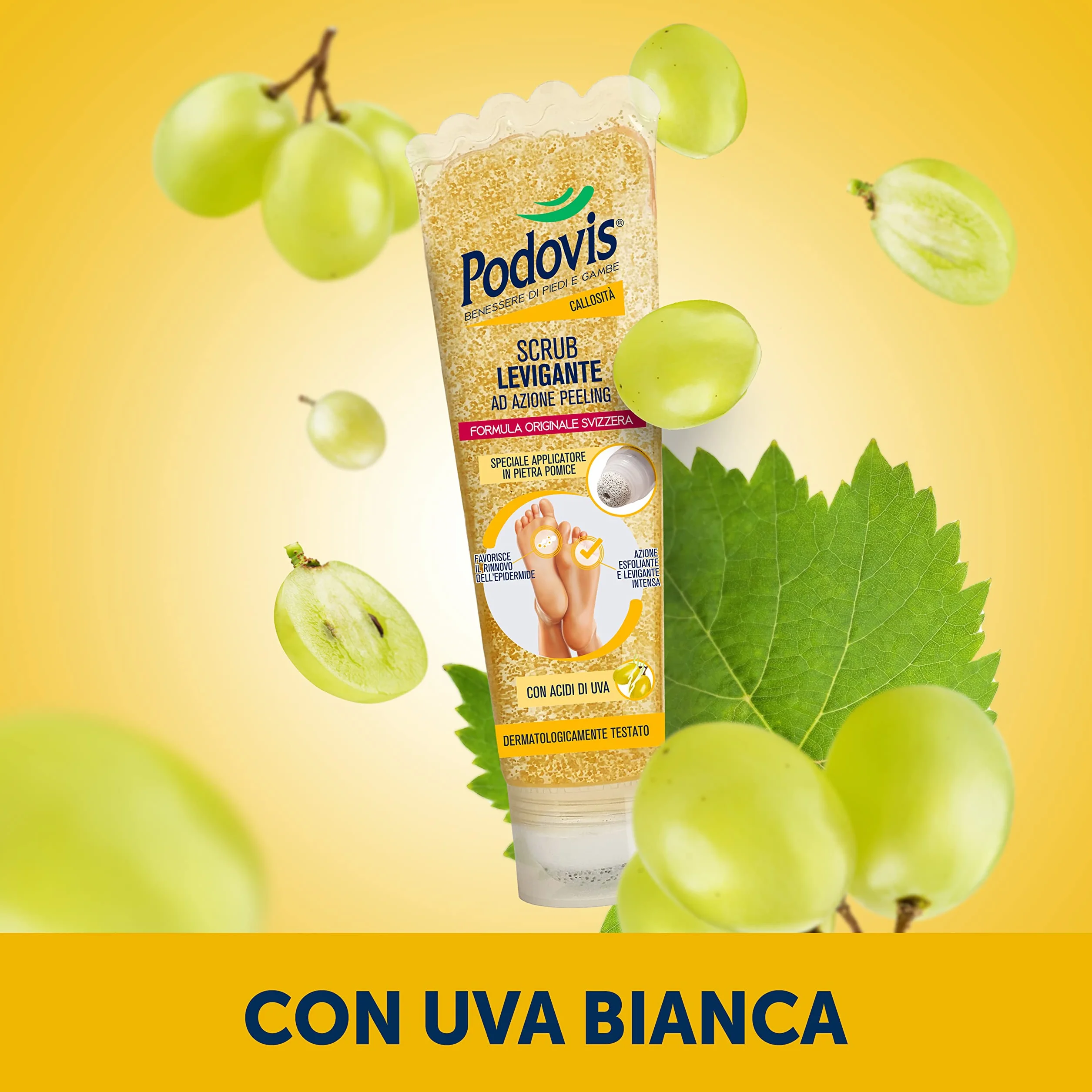 Podovis Ligne Callosité Gommage Peeling Renouvellement Épiderme