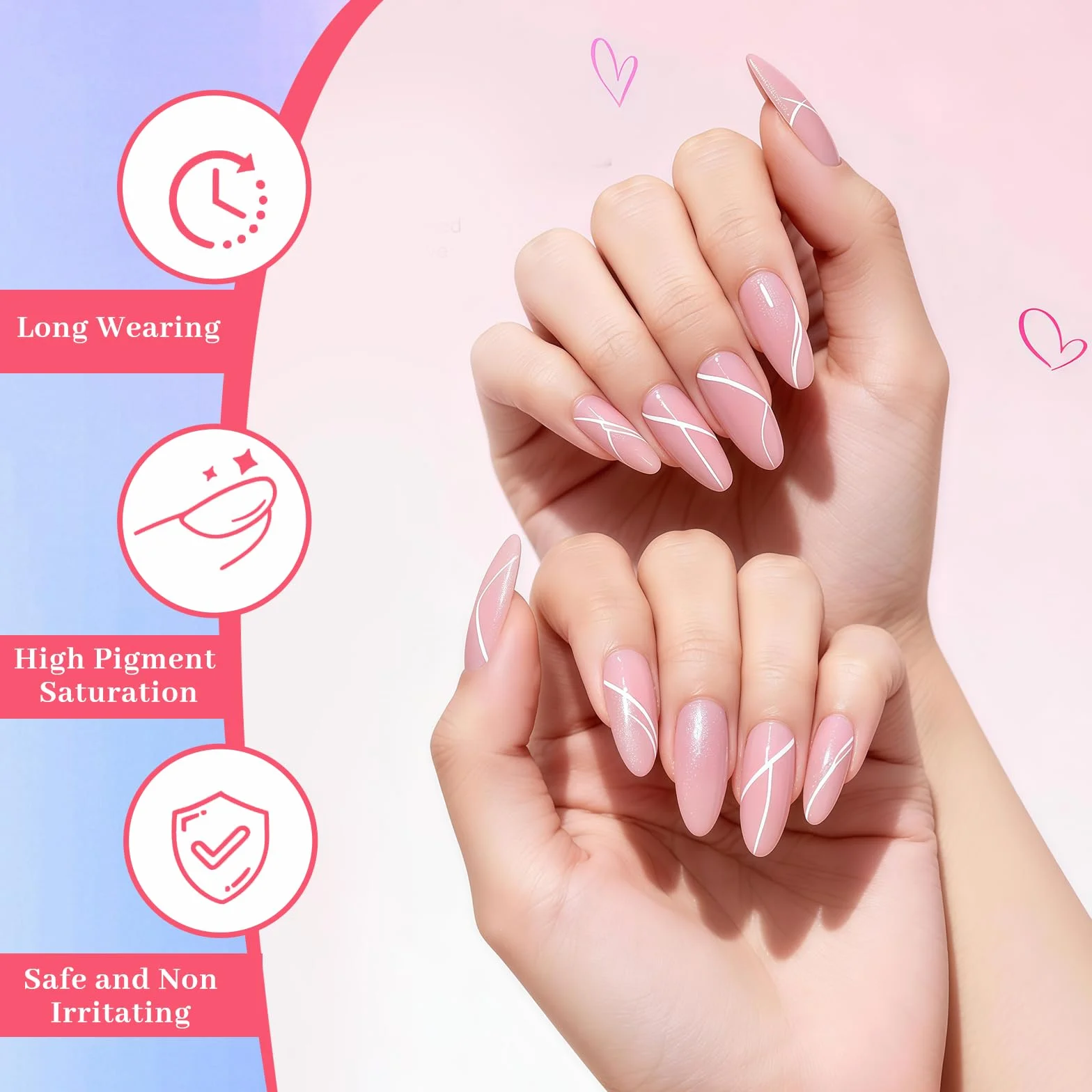 Ensemble de Poudres pour Ongles 40 Couleurs avec 3 Pinceaux Pigments Nail Art Nuances Néon et Pastel Palette