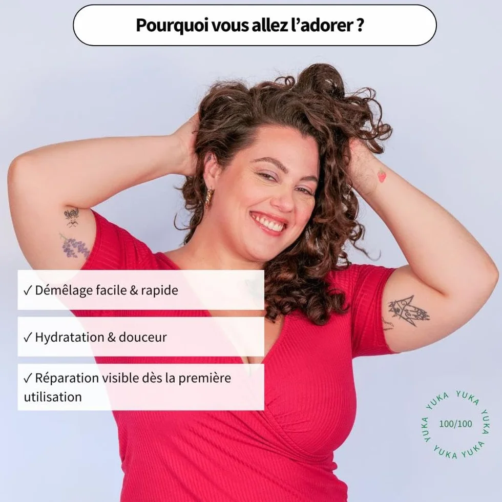 Shaeri Soin Démêlant 200 ml Hydratation Sans Silicone Vegan Naturel Tube Recyclé